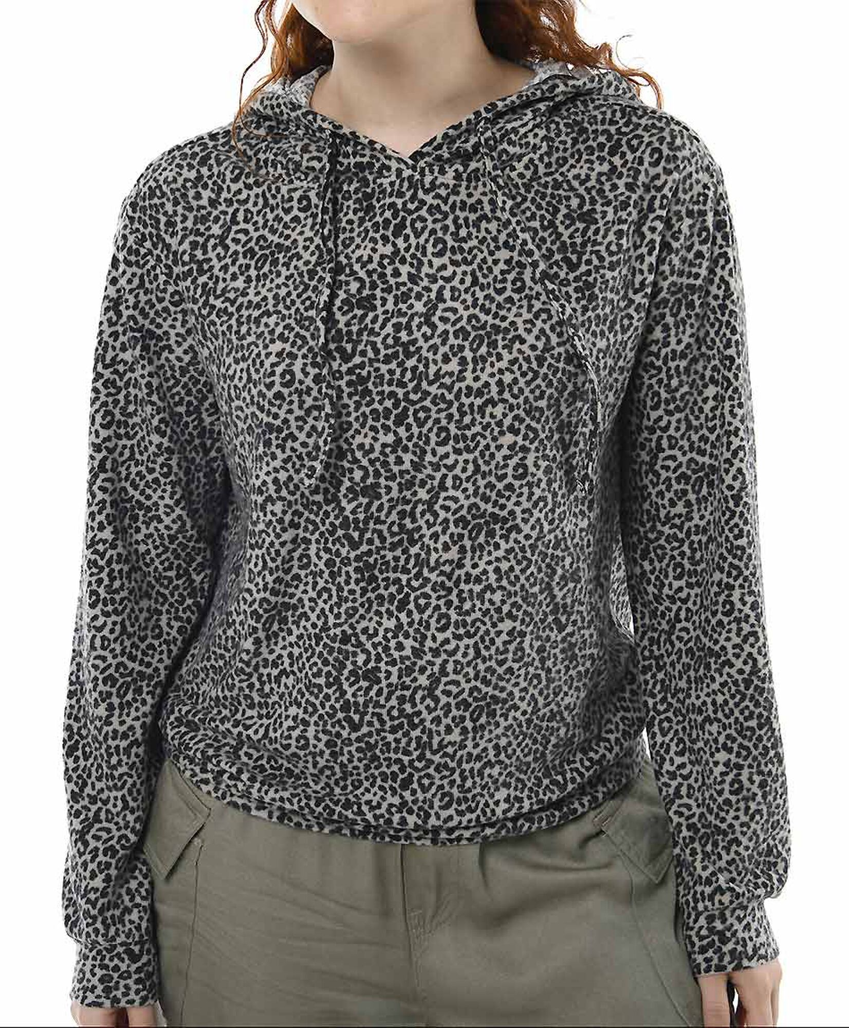 Polerón mujer animal print Polerón mujer animal print