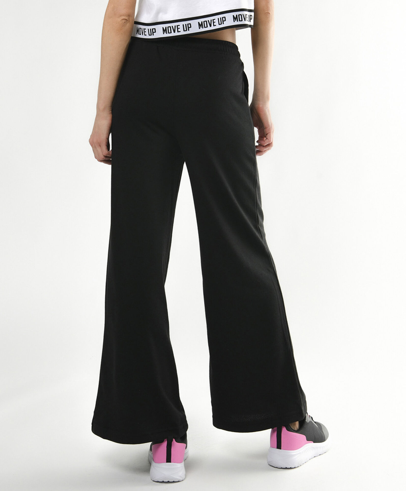 Pantalón de buzo mujer liso wide Pantalón de buzo mujer liso wide