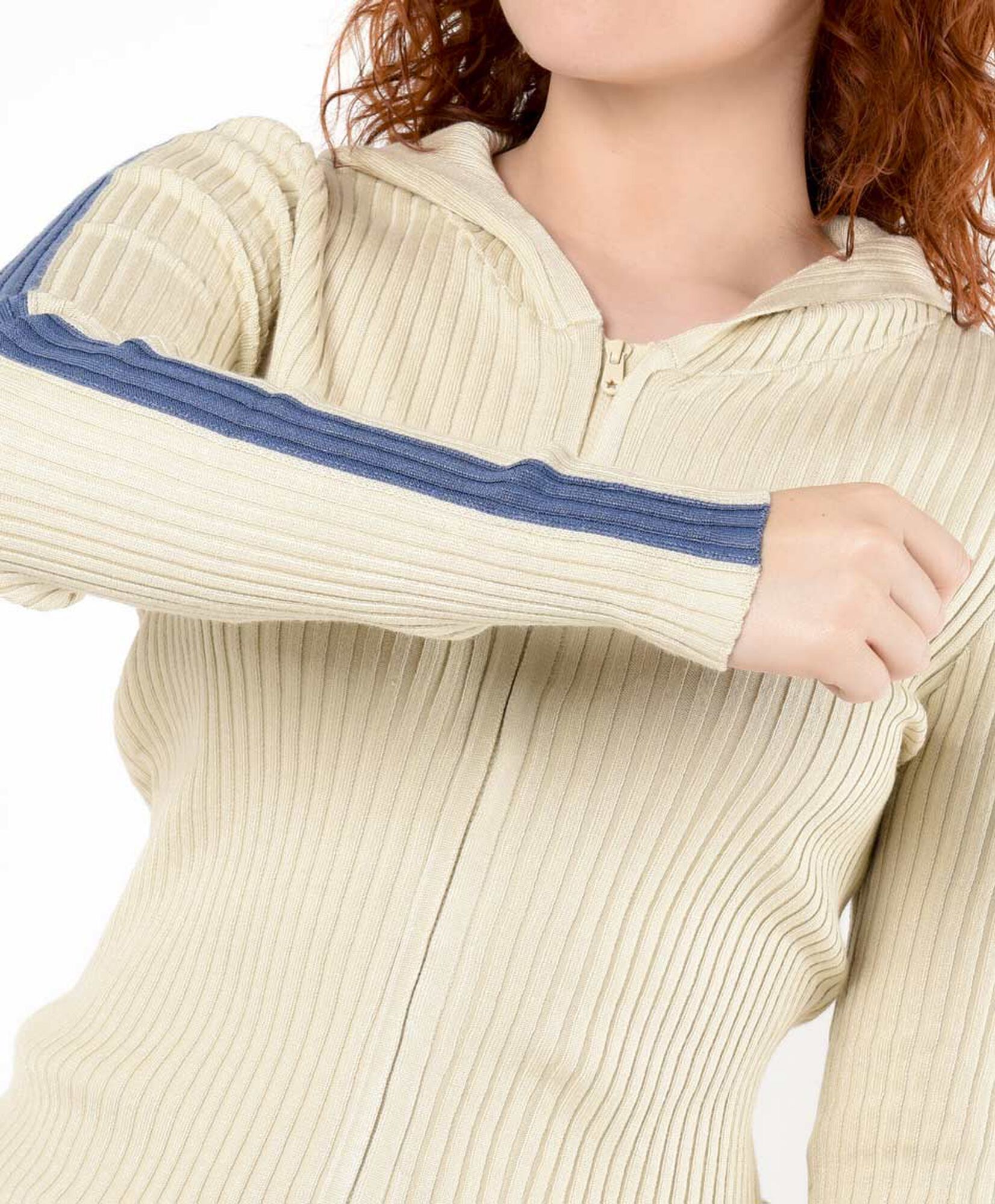 Cardigan mujer acanalado líneas Cardigan mujer acanalado líneas
