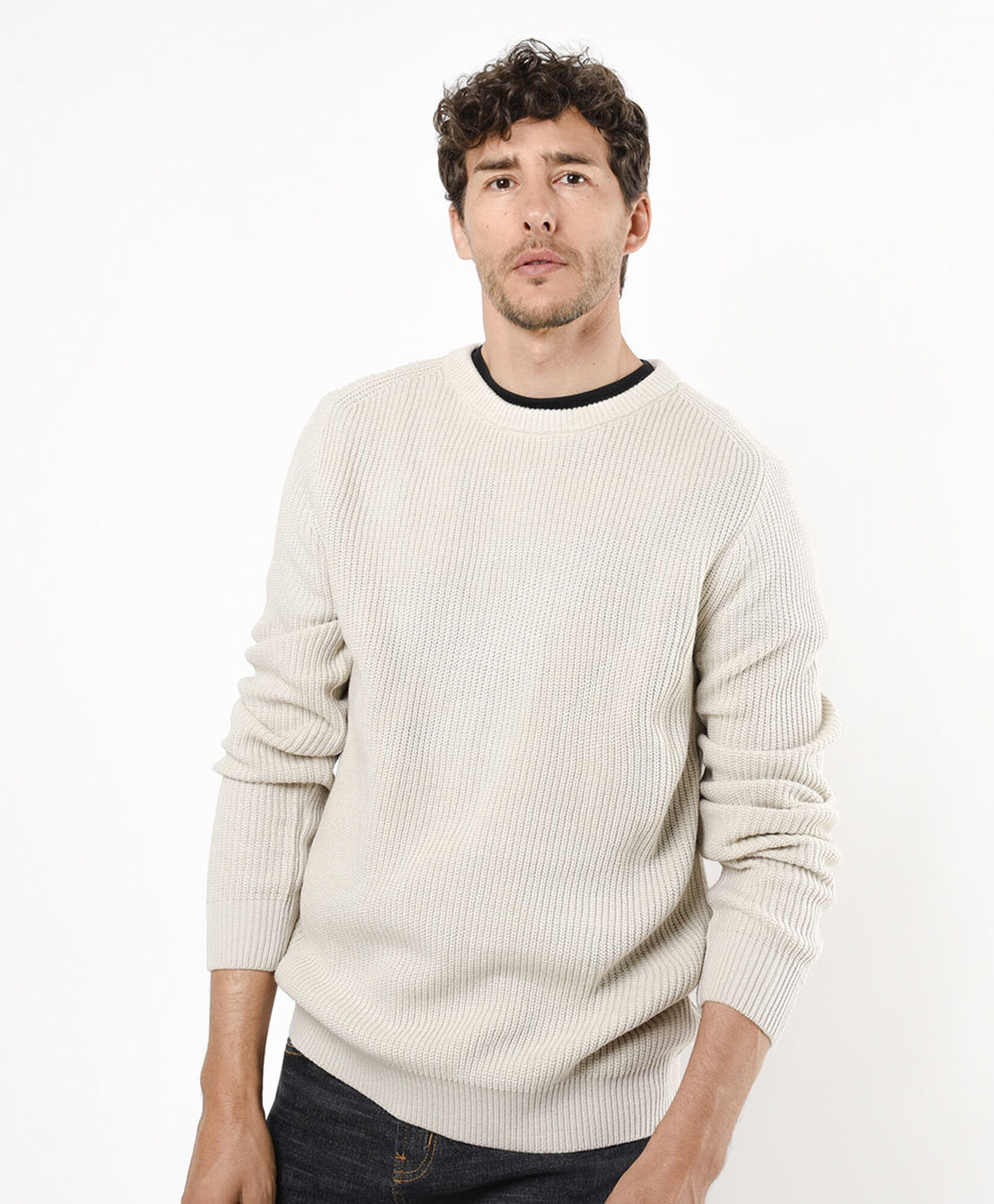 Sweater hombre acanalado Sweater hombre acanalado