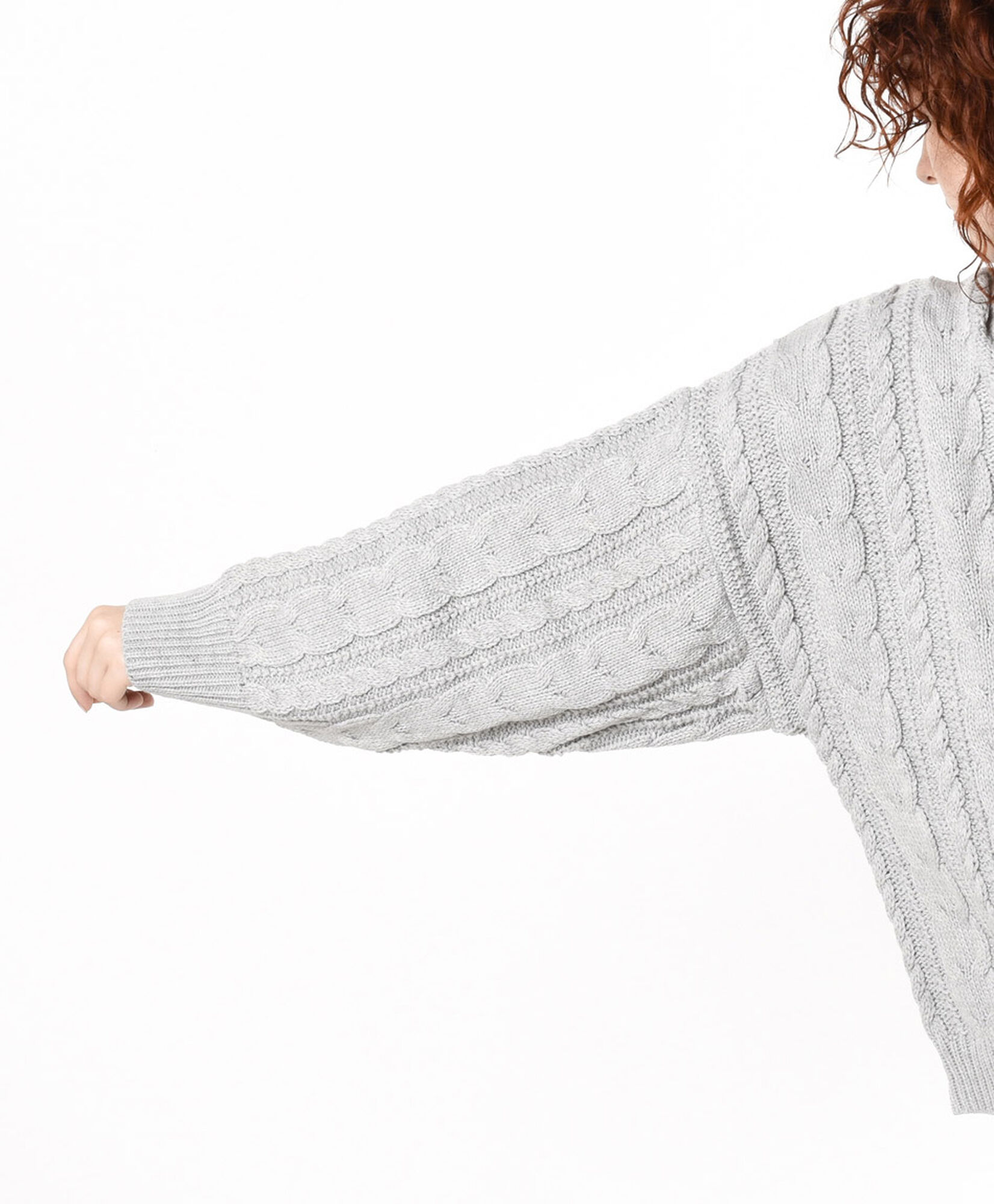 Sweater mujer trenzado oversize Sweater mujer trenzado oversize