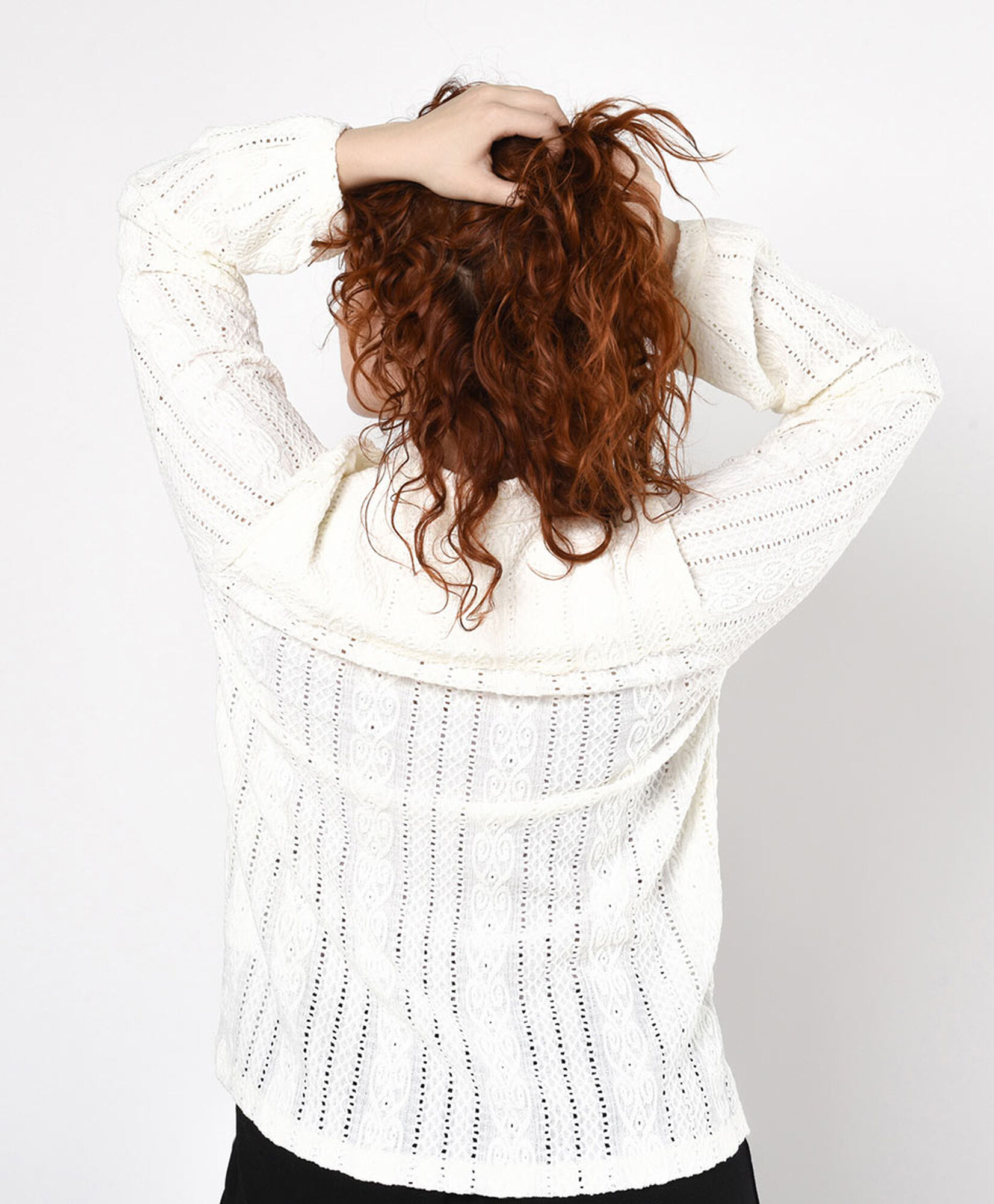 Blusa mujer encajes calados Blusa mujer encajes calados