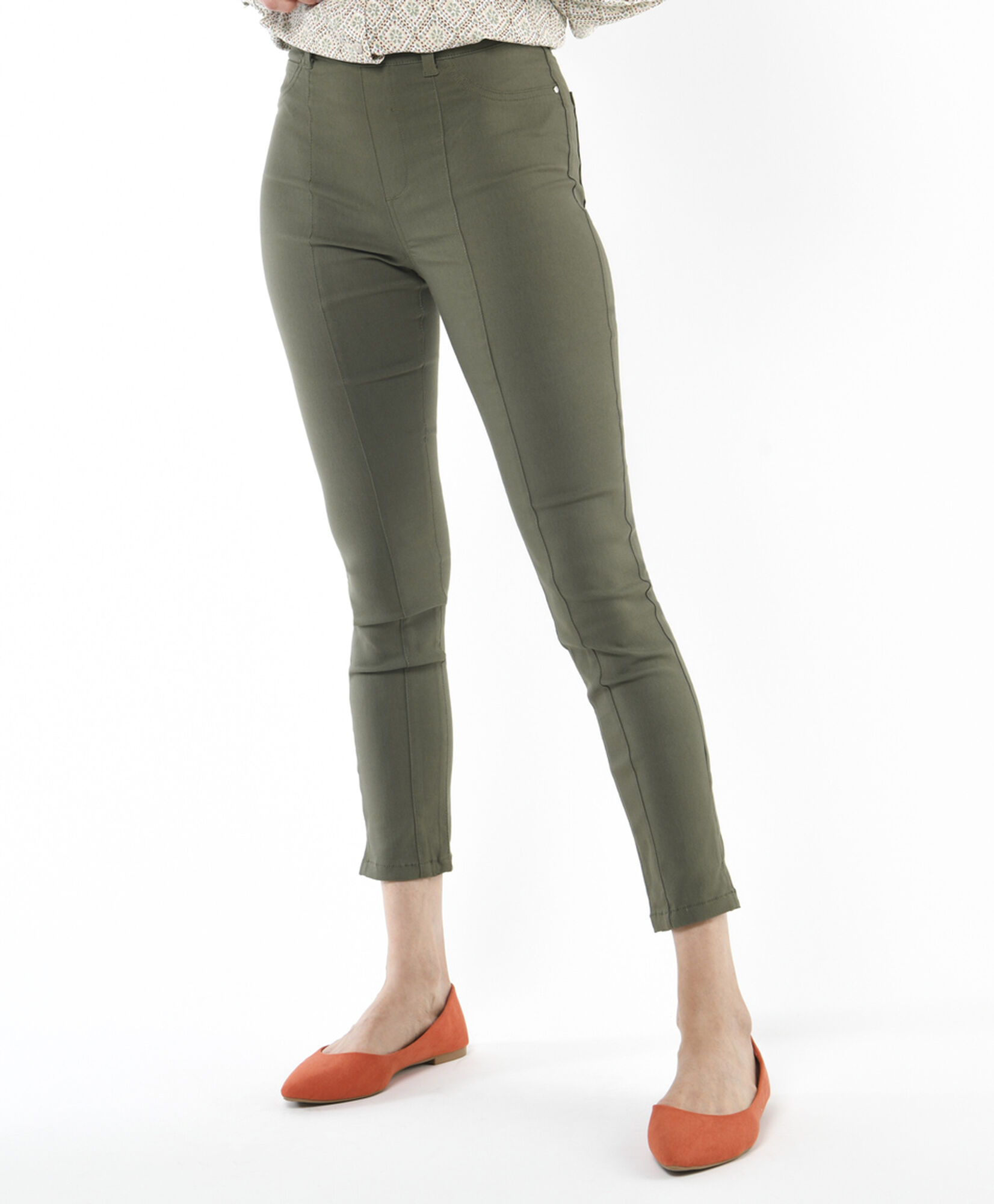 Pantalón mujer costura frontal skinny fit Pantalón mujer costura frontal skinny fit