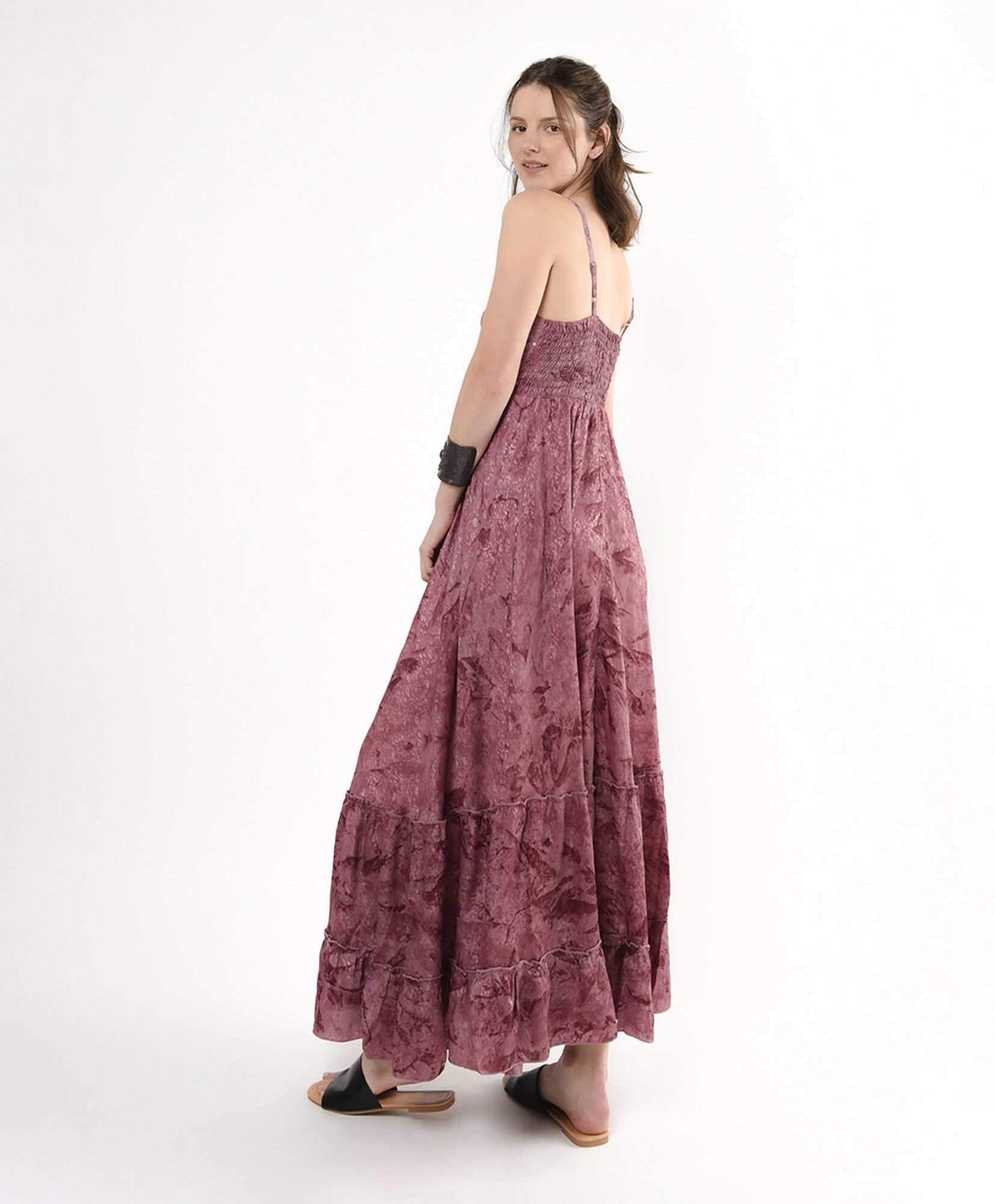 Vestido mujer largo diseño degradé Vestido mujer largo diseño degradé