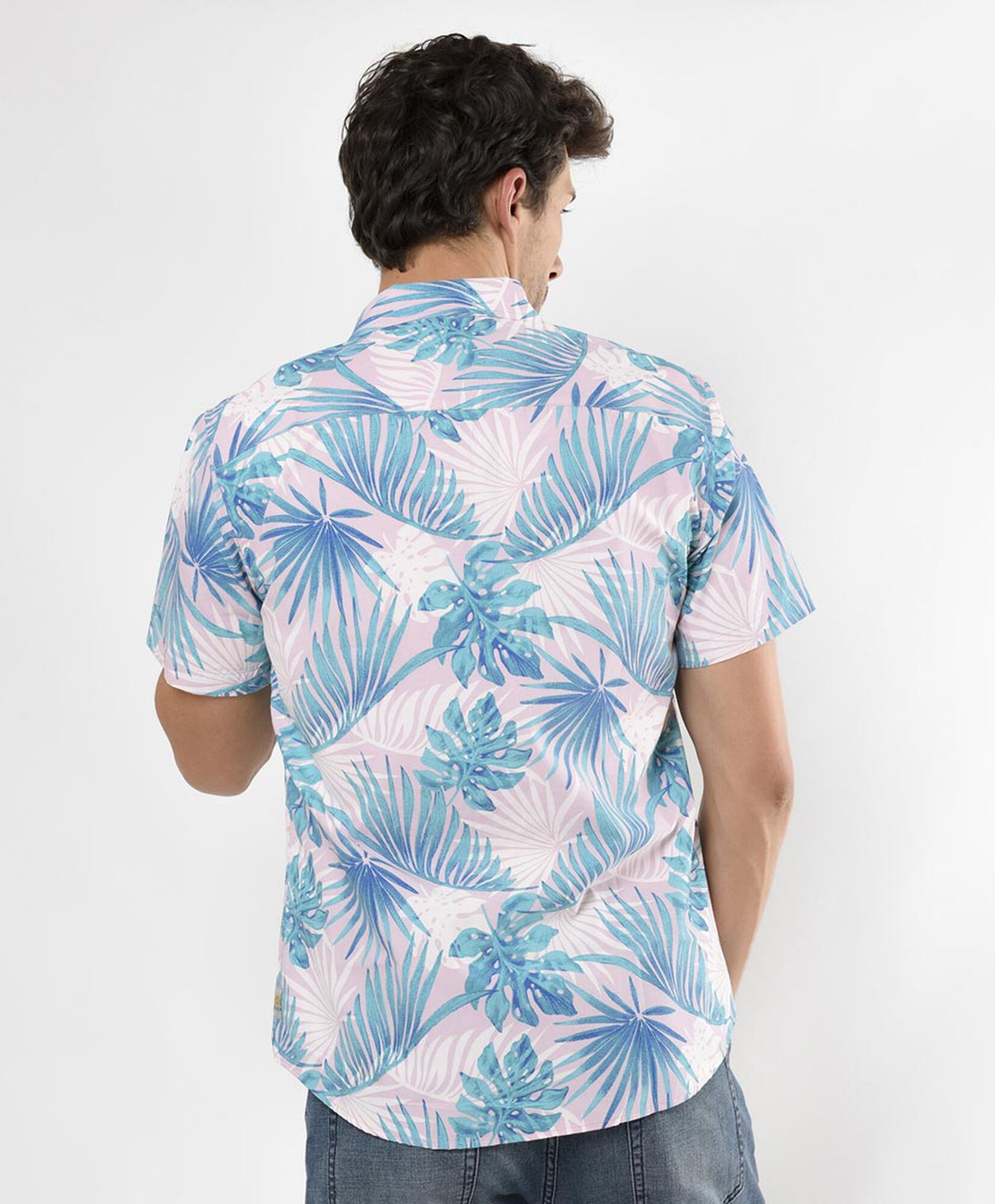 Camisa estampada tropical Camisa estampada tropical