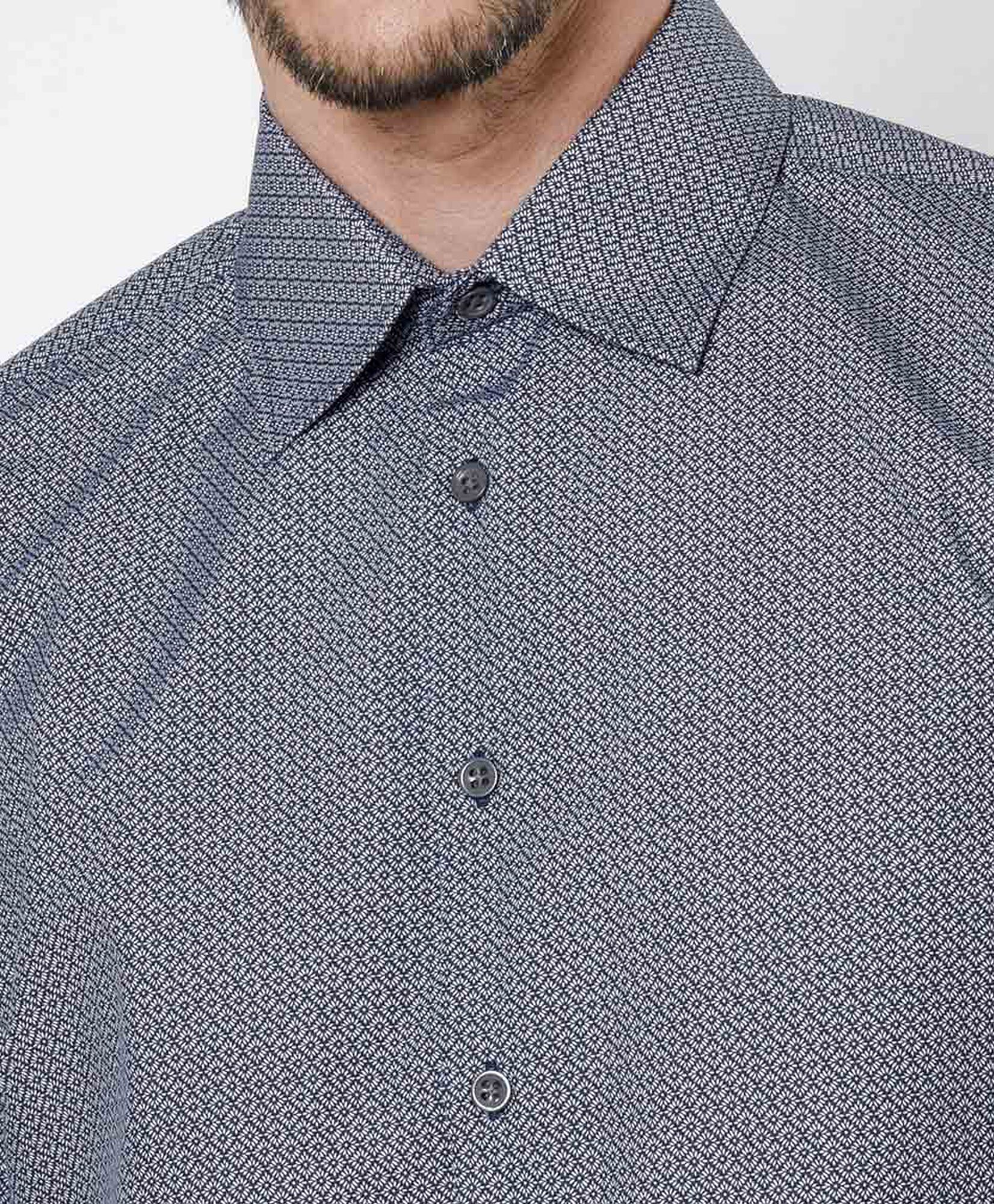 Camisa hombre mini rombos Camisa hombre mini rombos