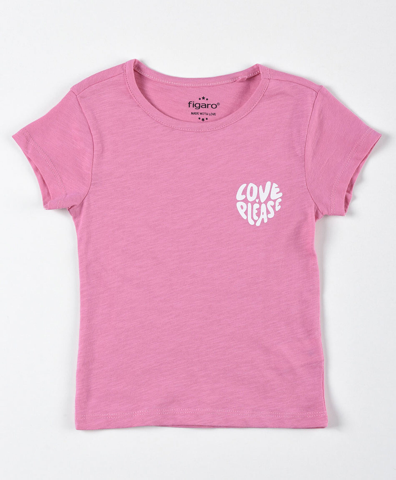 Polera bebé corazón rosada Polera bebé corazón rosada