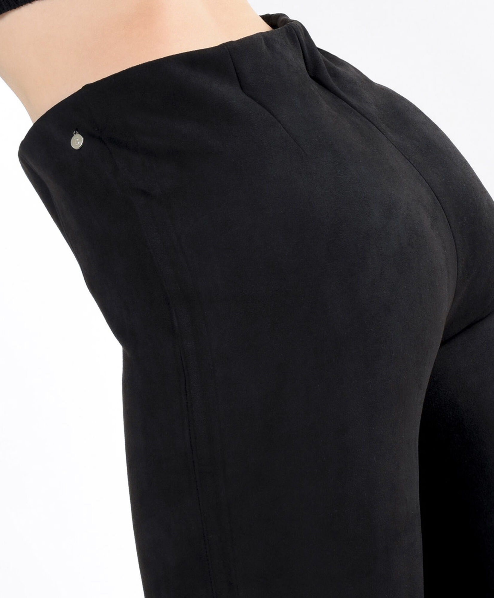 Pantalón mujer gamuza tiro alto Pantalón mujer gamuza tiro alto