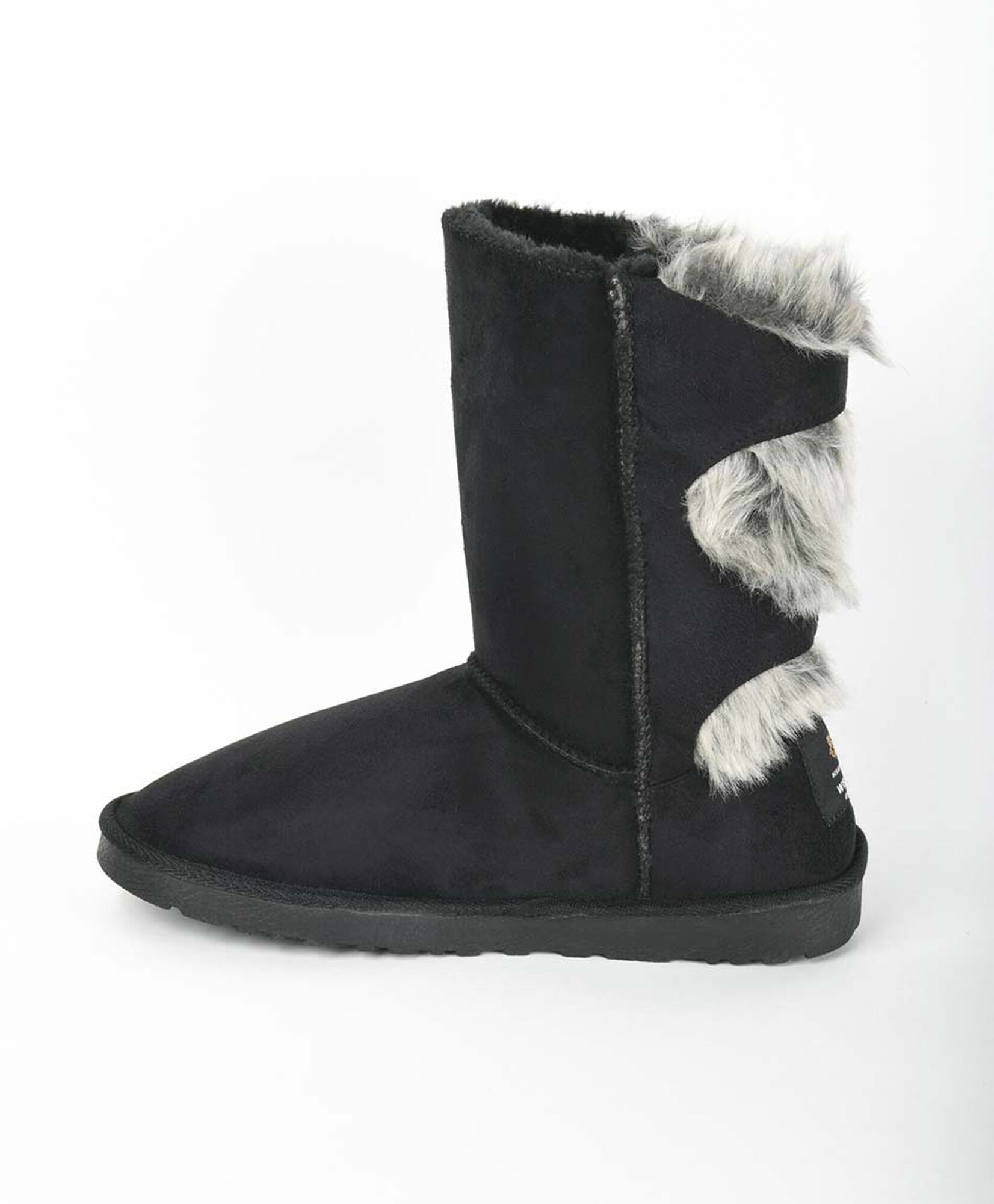 Bota mujer hebillas y pelitos Bota mujer hebillas y pelitos