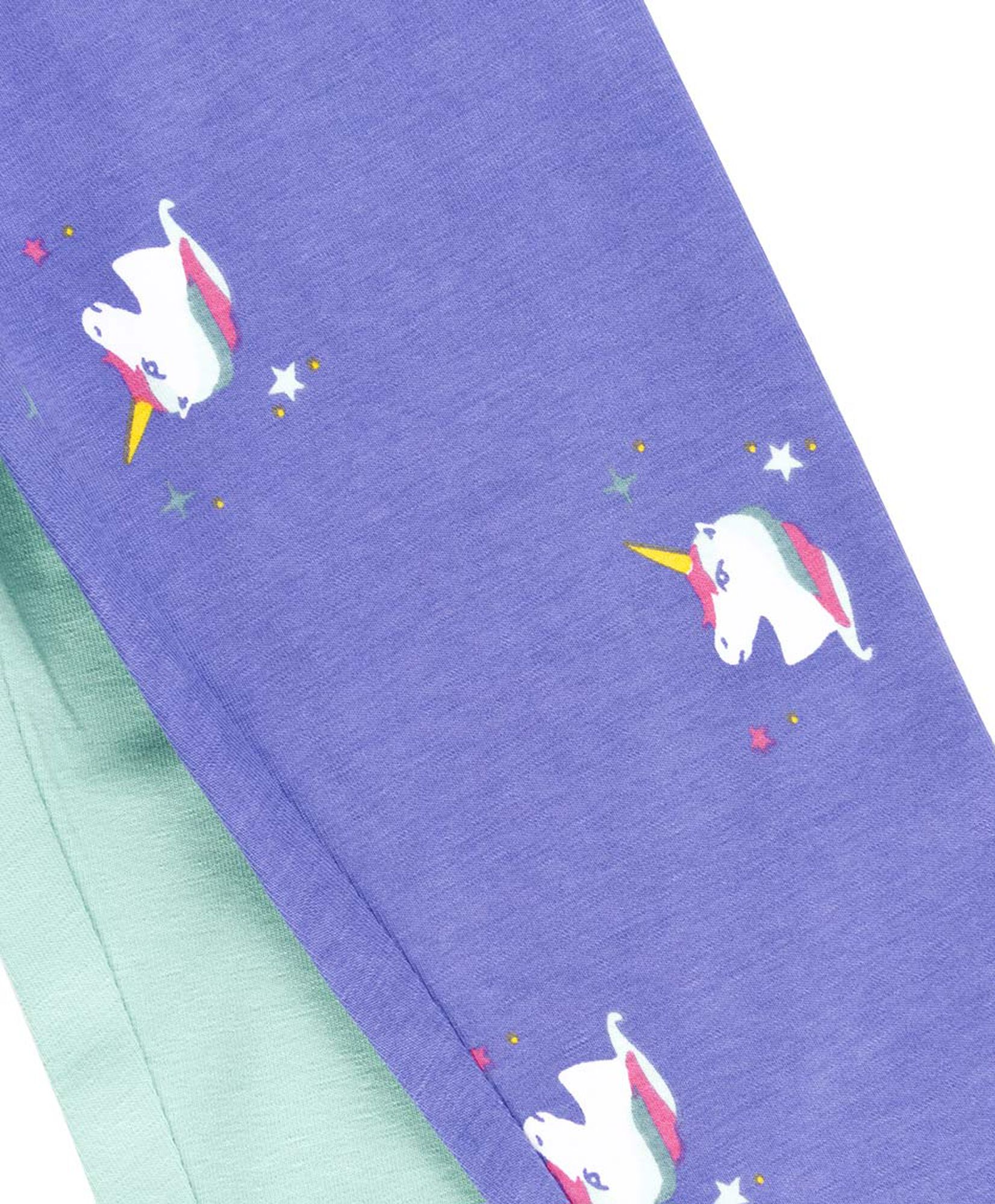 Pack 2 leggins bebé lisa y unicornios Pack 2 leggins bebé lisa y unicornios