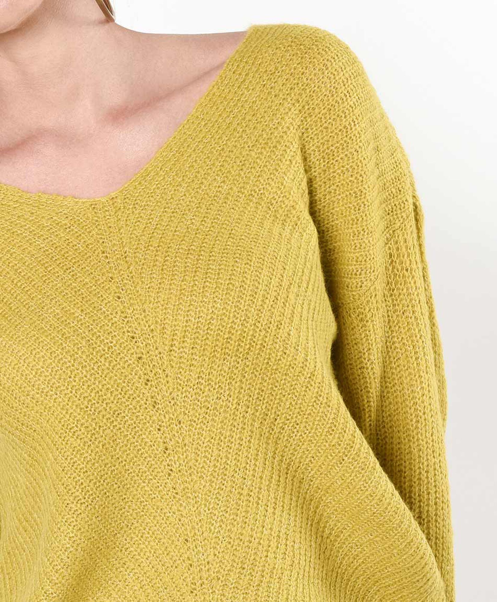 Sweater mujer cuello en v Sweater mujer cuello en v