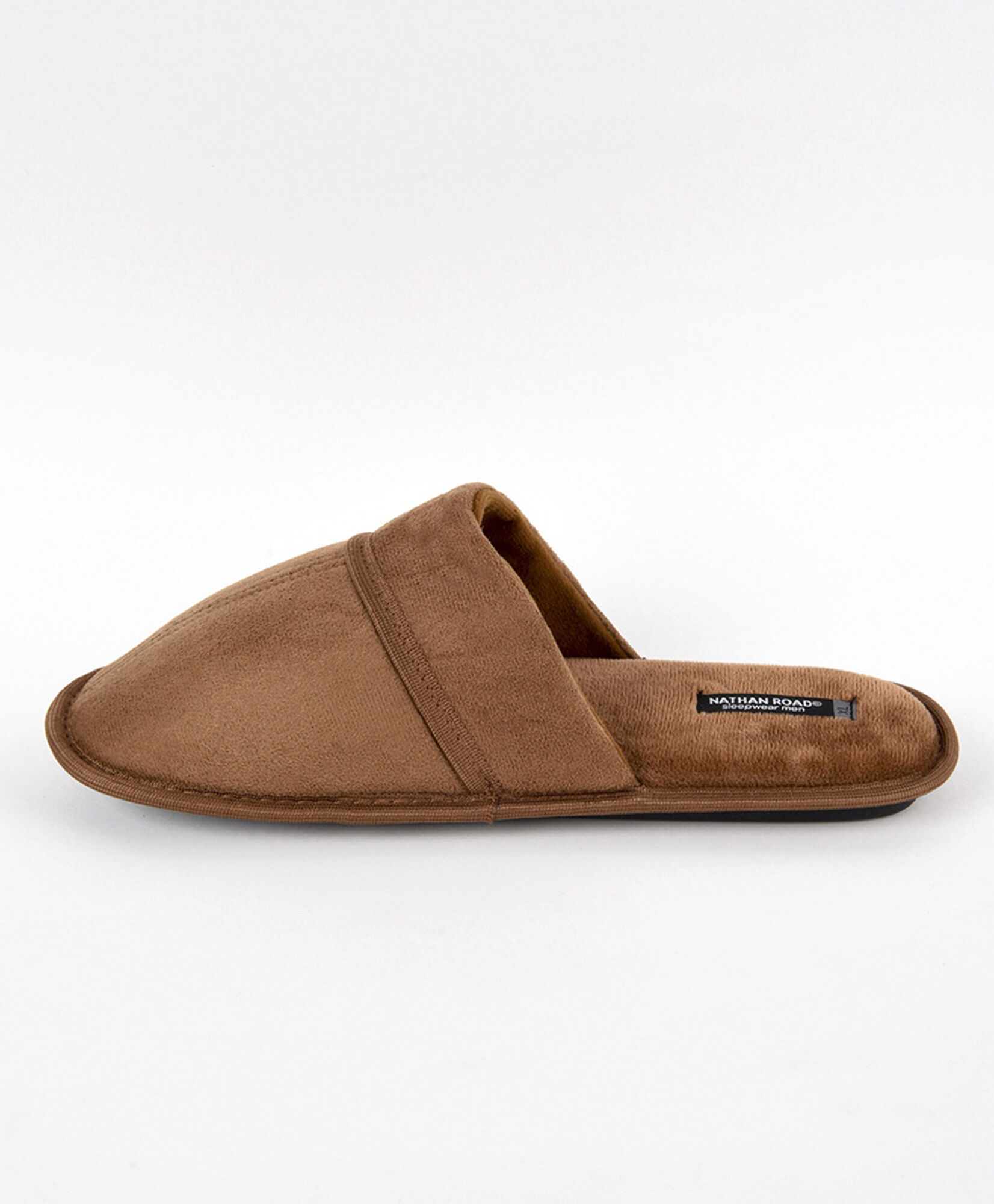 Pantuflas hombre gamuza café Pantuflas hombre gamuza café