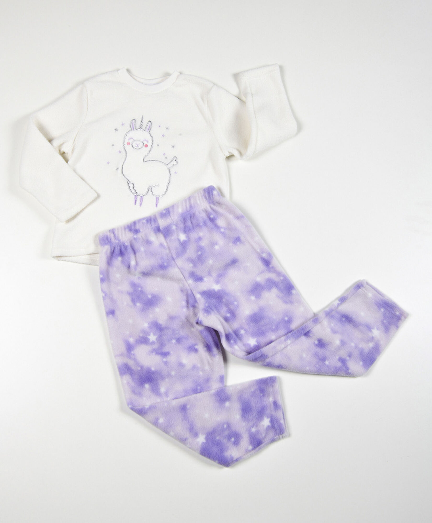Pijama niña polar llama Pijama niña polar llama