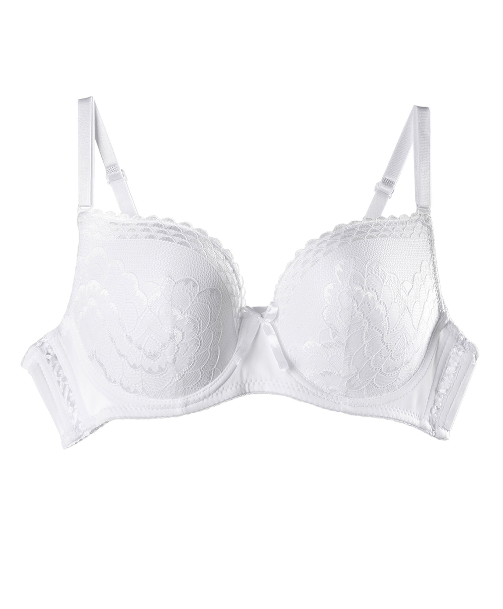 Sostén mujer liso mix push up escote en v Sostén mujer liso mix push up escote en v