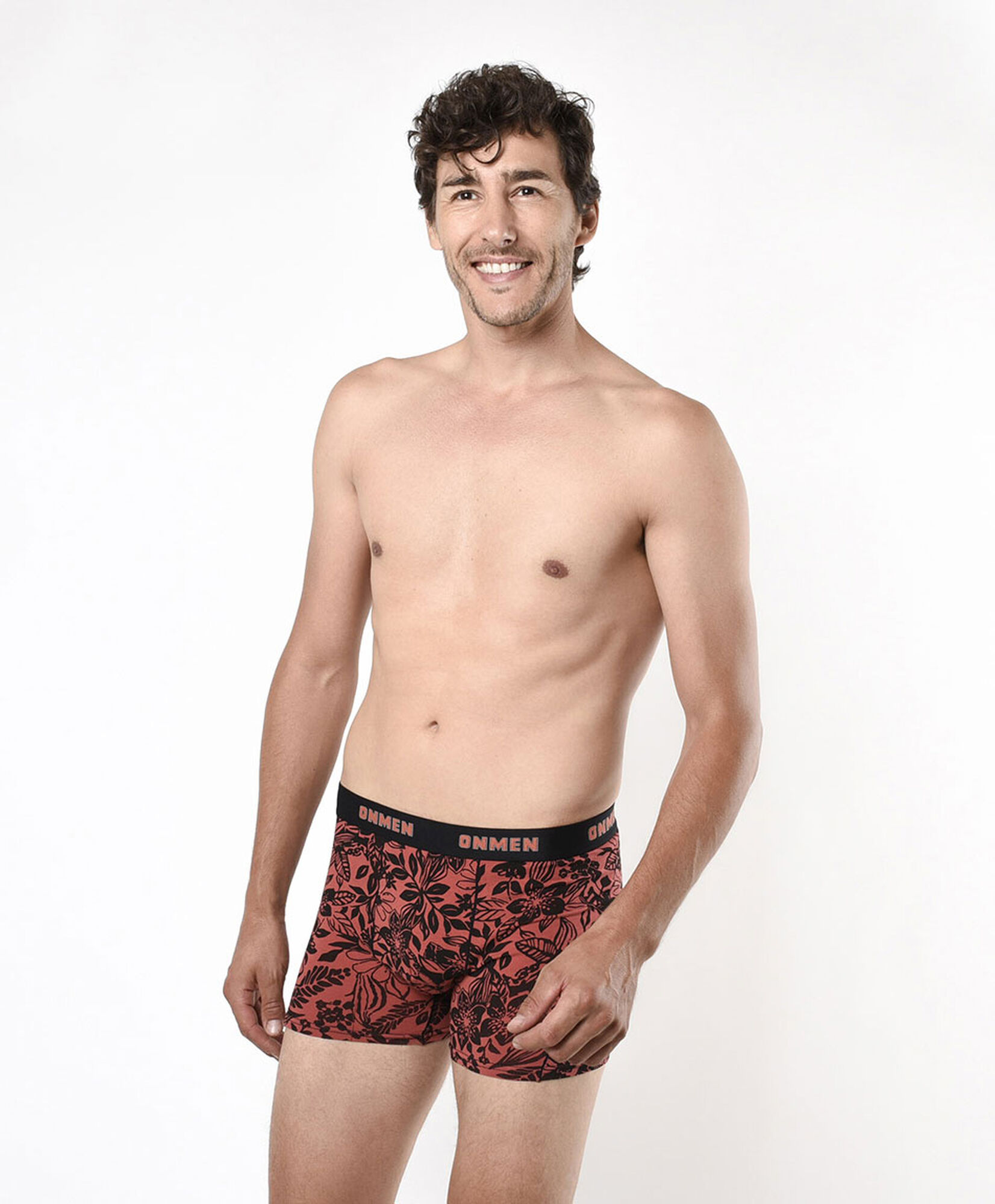 Pack 2 boxer hombre líneas y flores Pack 2 boxer hombre líneas y flores