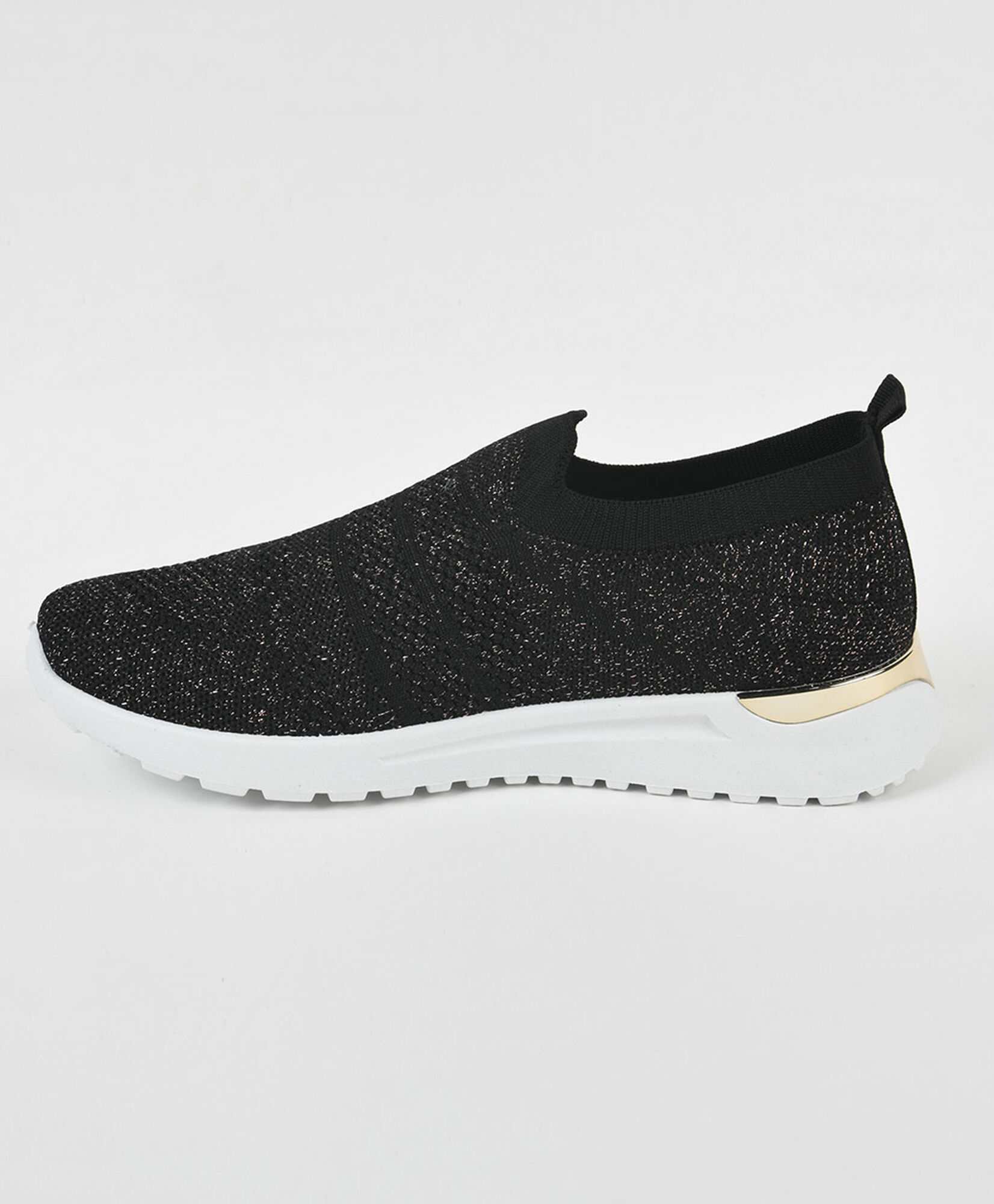 Zapatilla mujer elasticada brillos Zapatilla mujer elasticada brillos