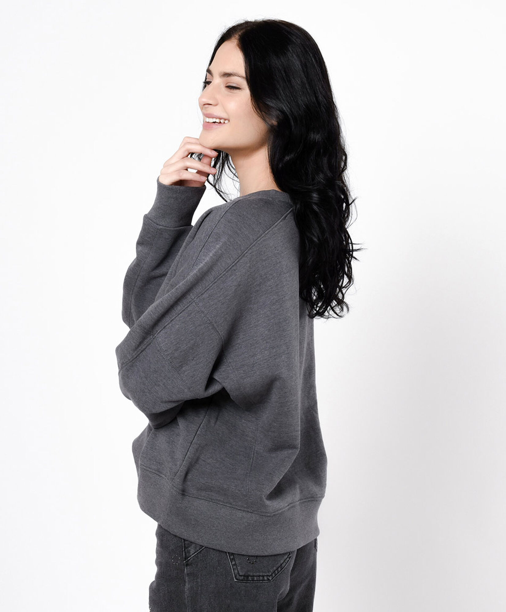 Polerón mujer liso oversize Polerón mujer liso oversize