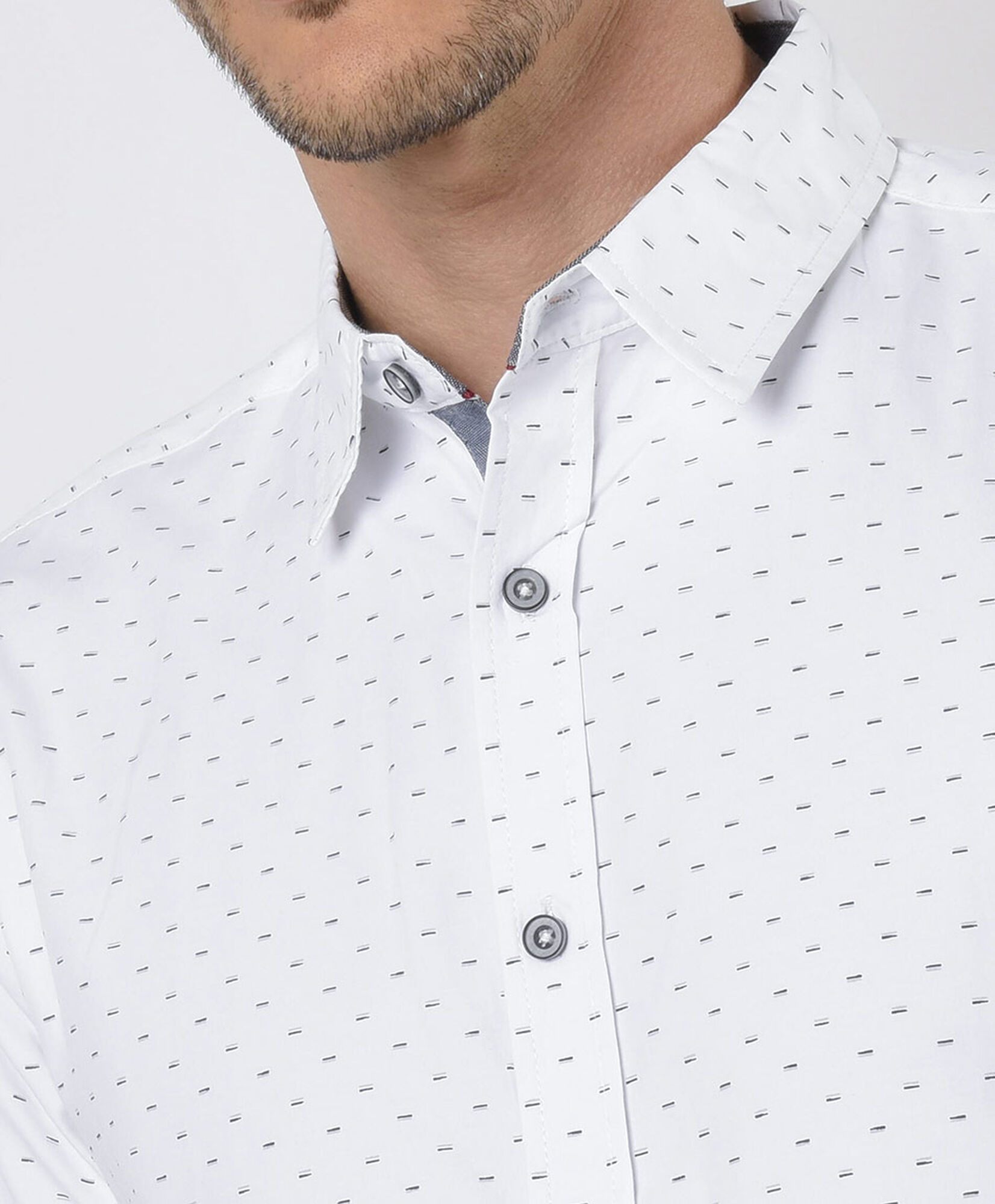 Camisa hombre mini líneas Camisa hombre mini líneas