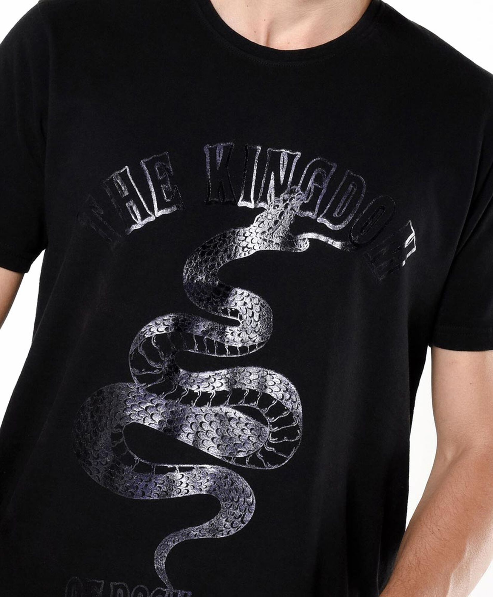 Polera hombre estampado serpiente Polera hombre estampado serpiente