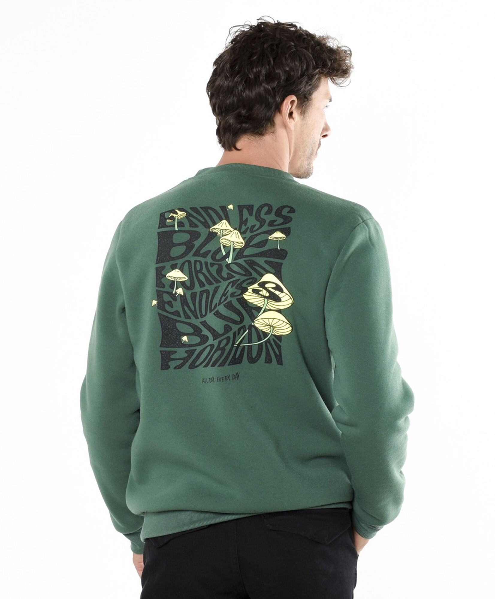 Polerón hombre doble estampado Polerón hombre doble estampado