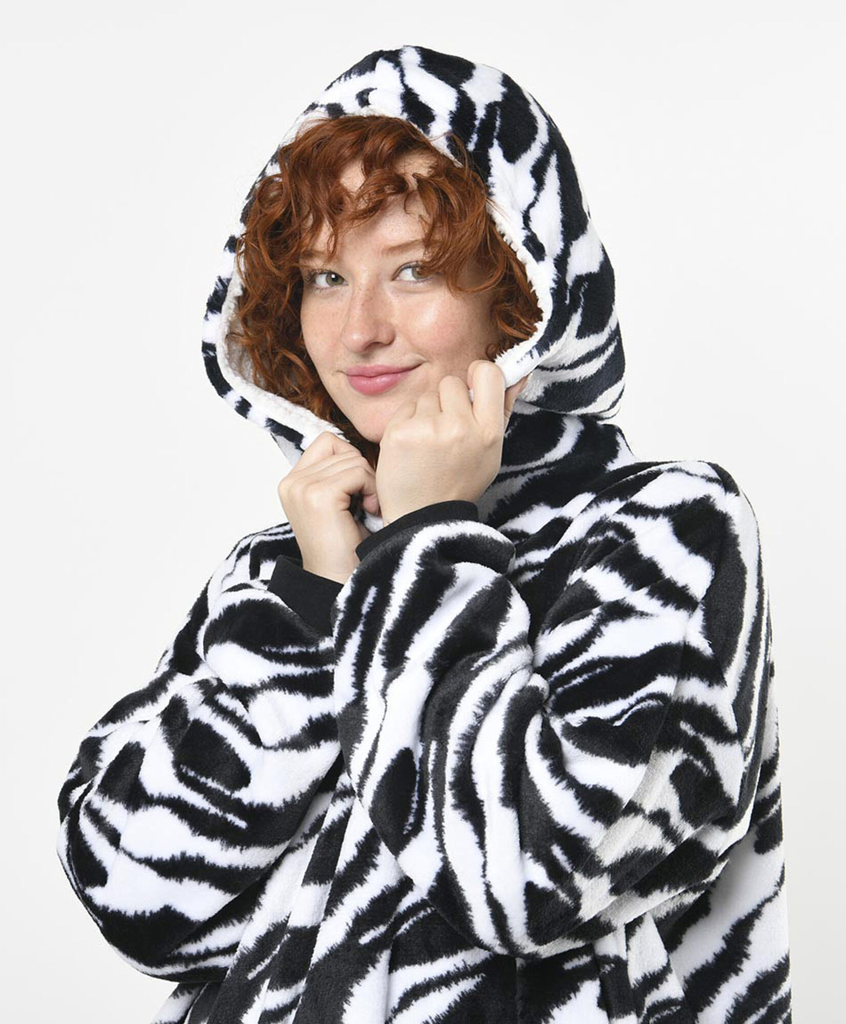 Polerón manta mujer animal print Polerón manta mujer animal print
