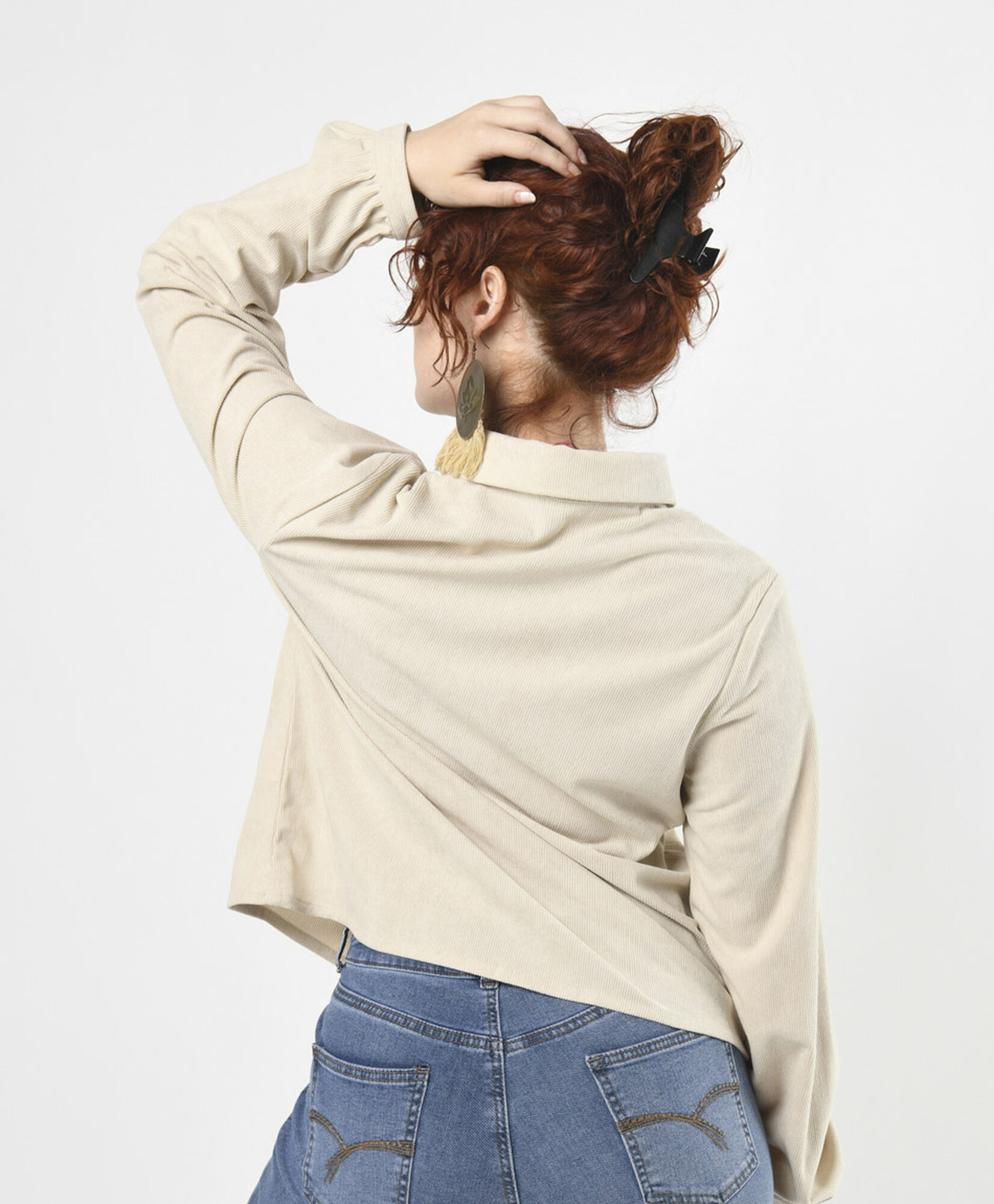 Blusa mujer corderoy calados Blusa mujer corderoy calados
