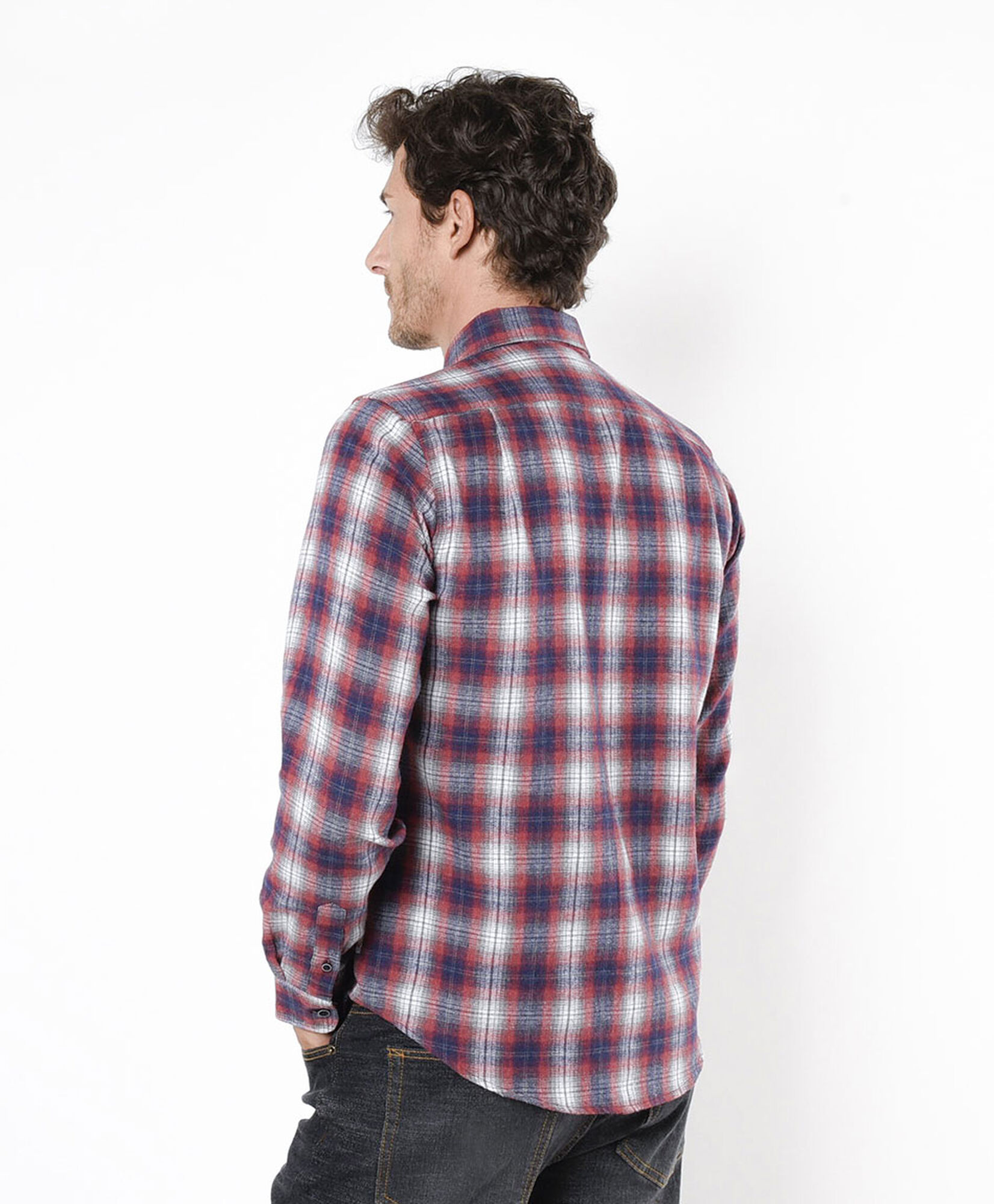 Camisa hombre franela roja Camisa hombre franela roja