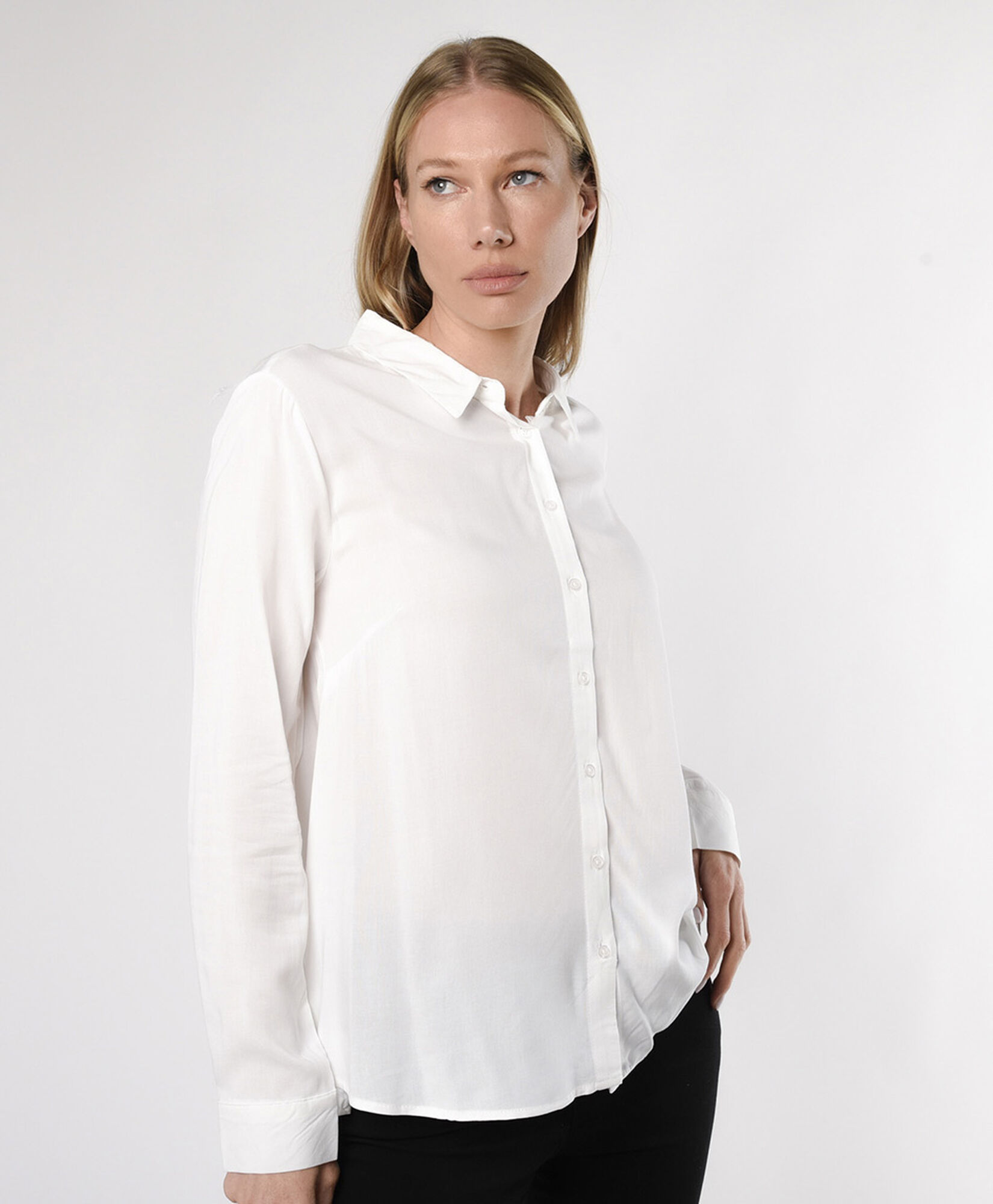 Blusa mujer lisa blanca Blusa mujer lisa blanca