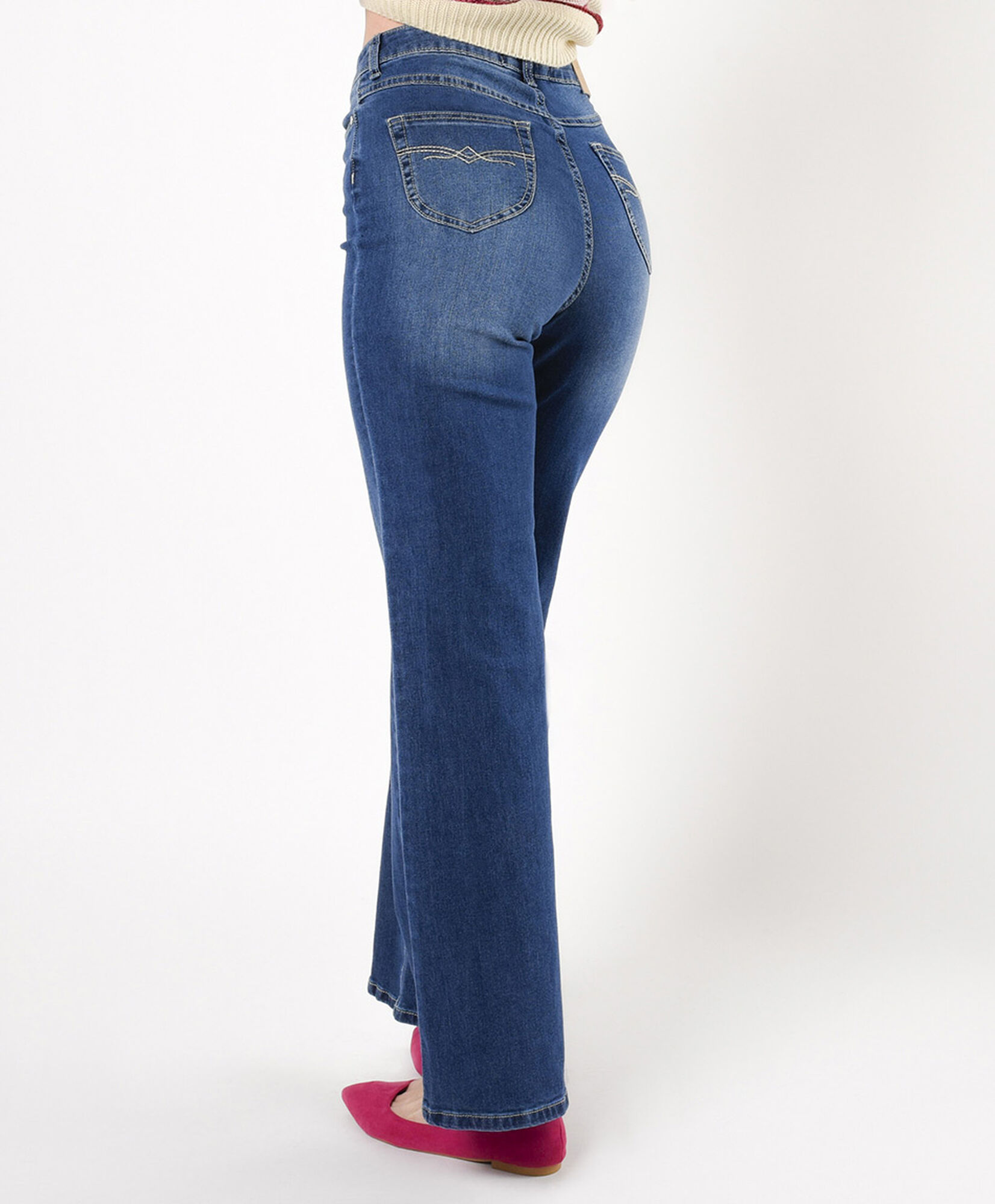 Jeans mujer lisos flare Jeans mujer lisos flare
