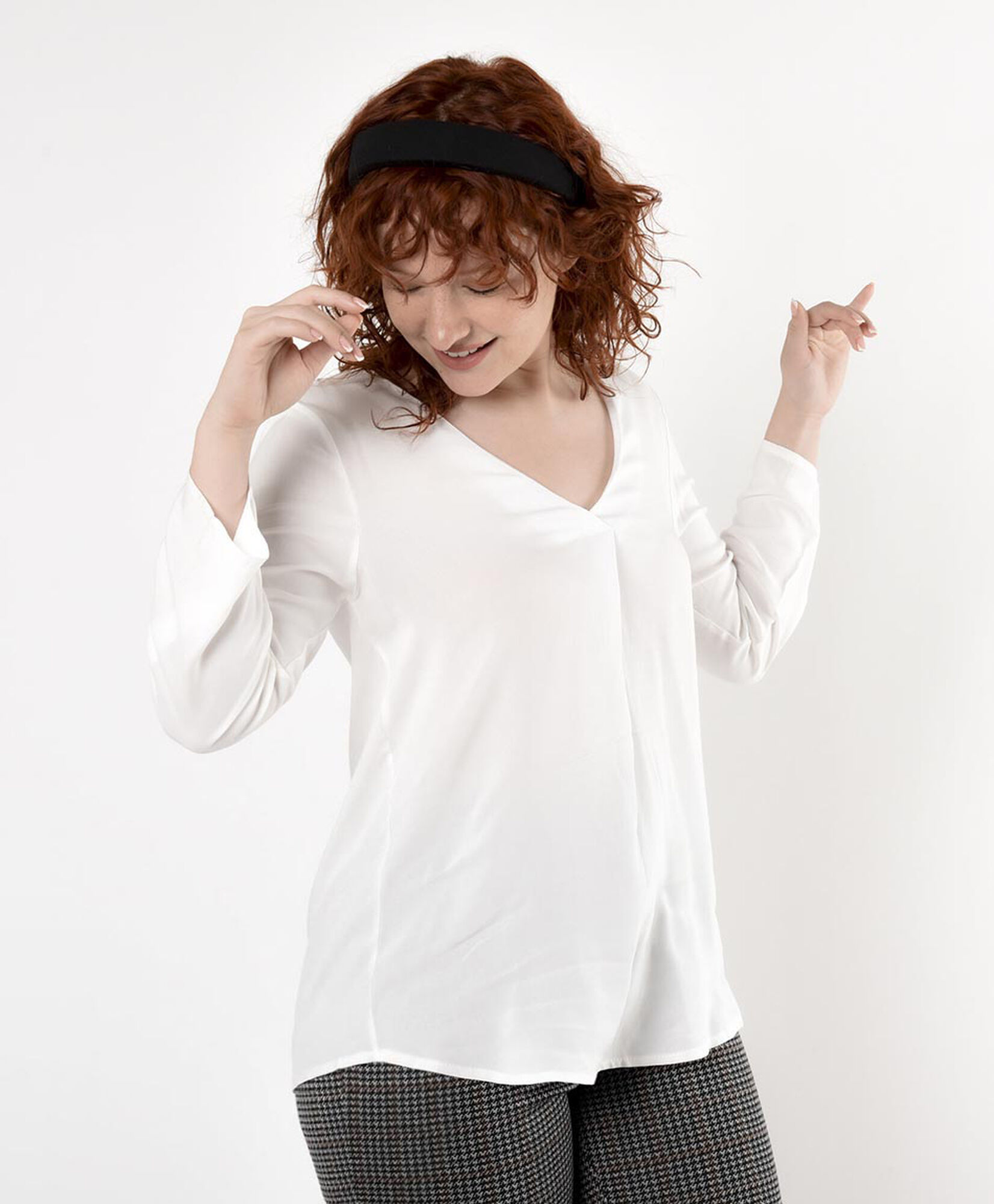 Blusa cuello v Blusa cuello v