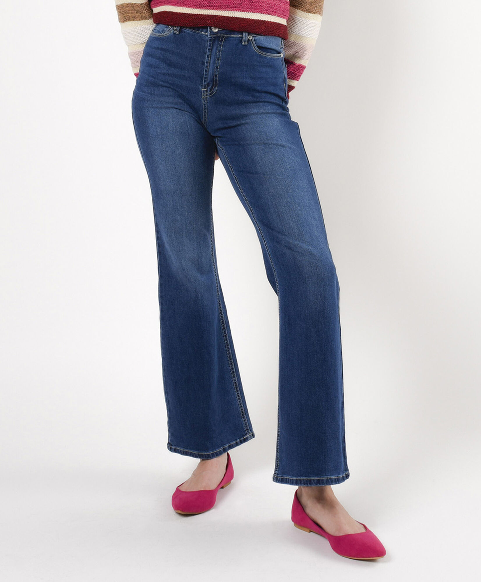 Jeans mujer lisos flare Jeans mujer lisos flare
