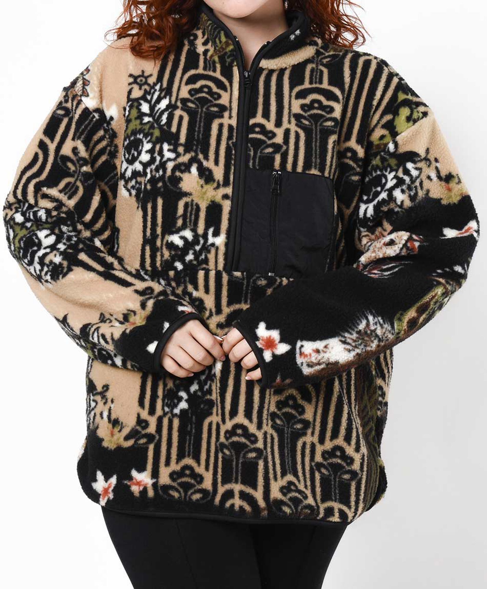Polar mujer estampado mix Polar mujer estampado mix