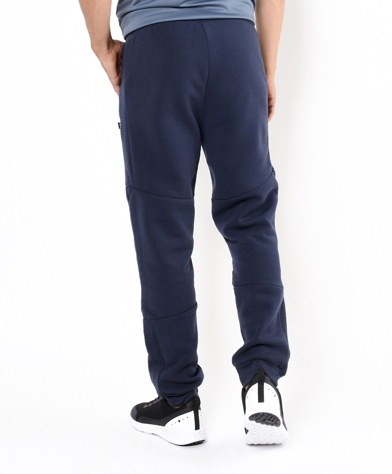 Pantalón de buzo hombre liso azul Pantalón de buzo hombre liso azul