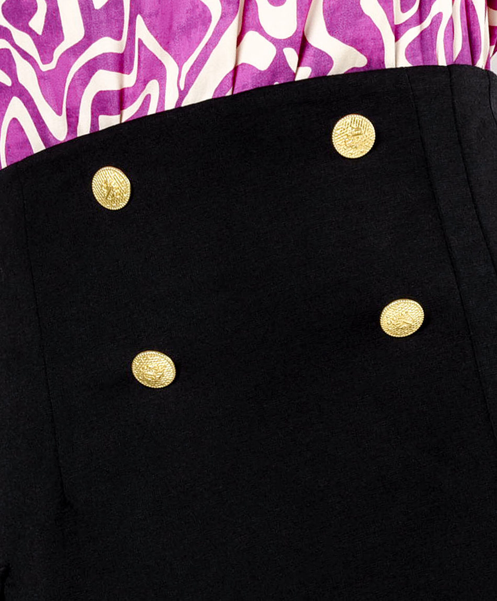 Falda mujer botones midi Falda mujer botones midi
