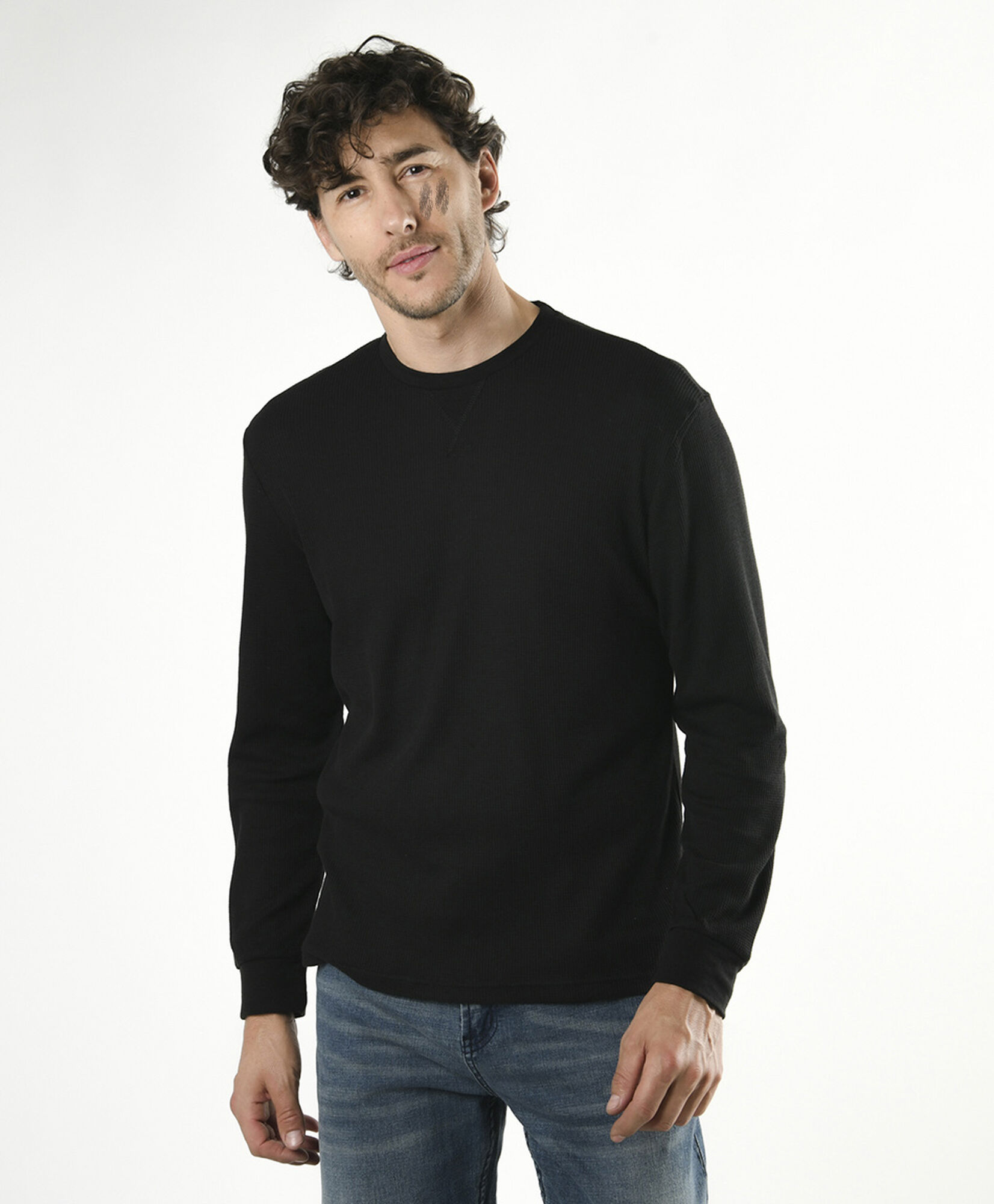 Polera hombre texturizada Polera hombre texturizada