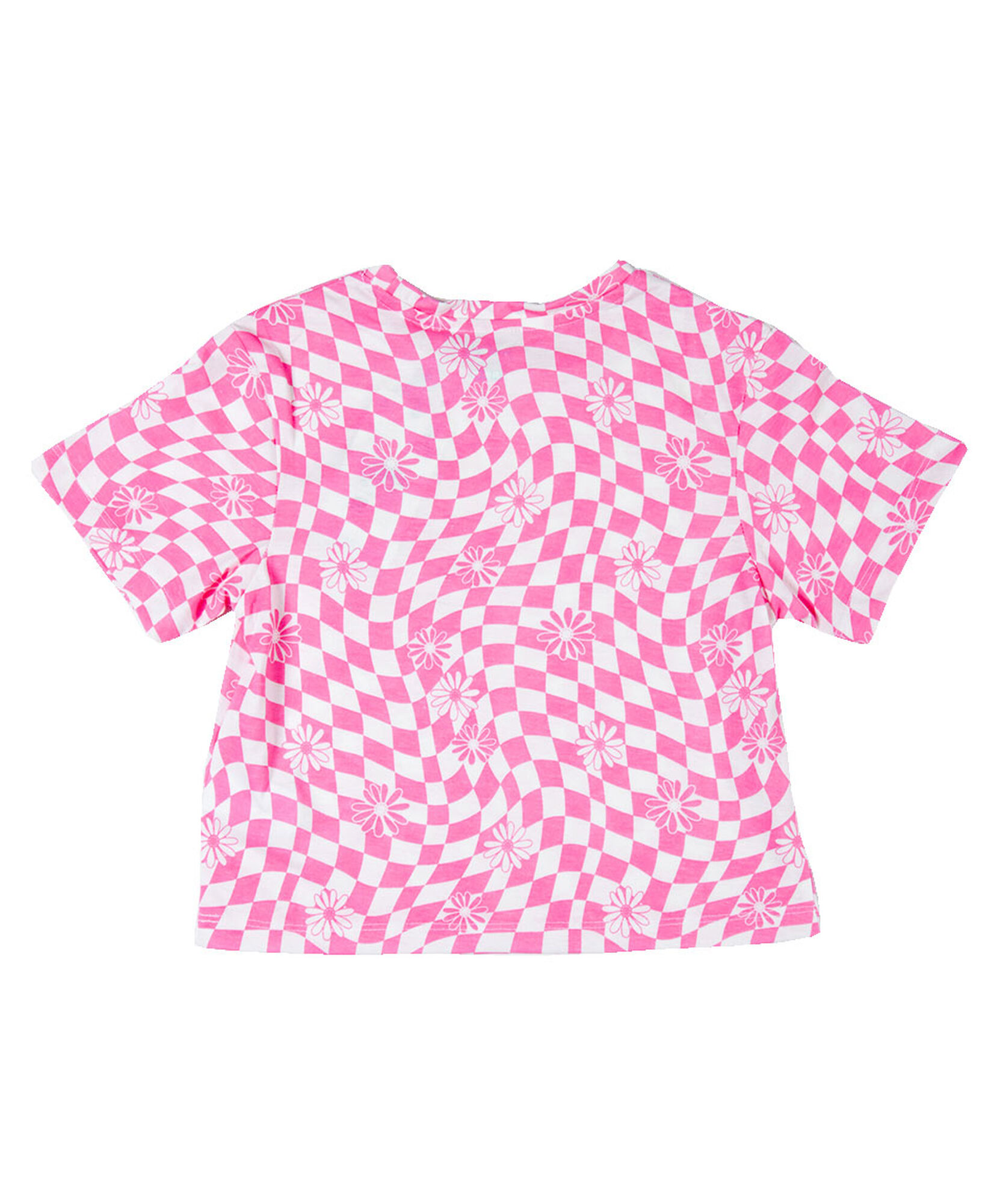 Polera niña flores bicolor Polera niña flores bicolor