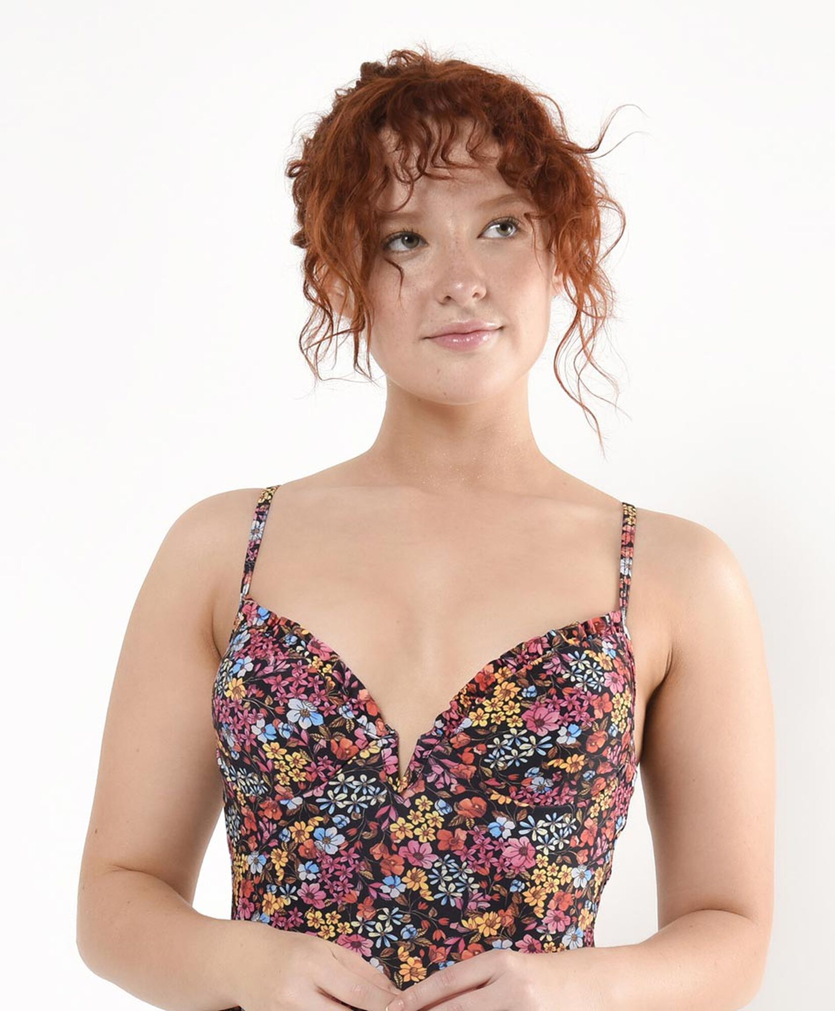 Traje de baño mujer estampado floreado Traje de baño mujer estampado floreado