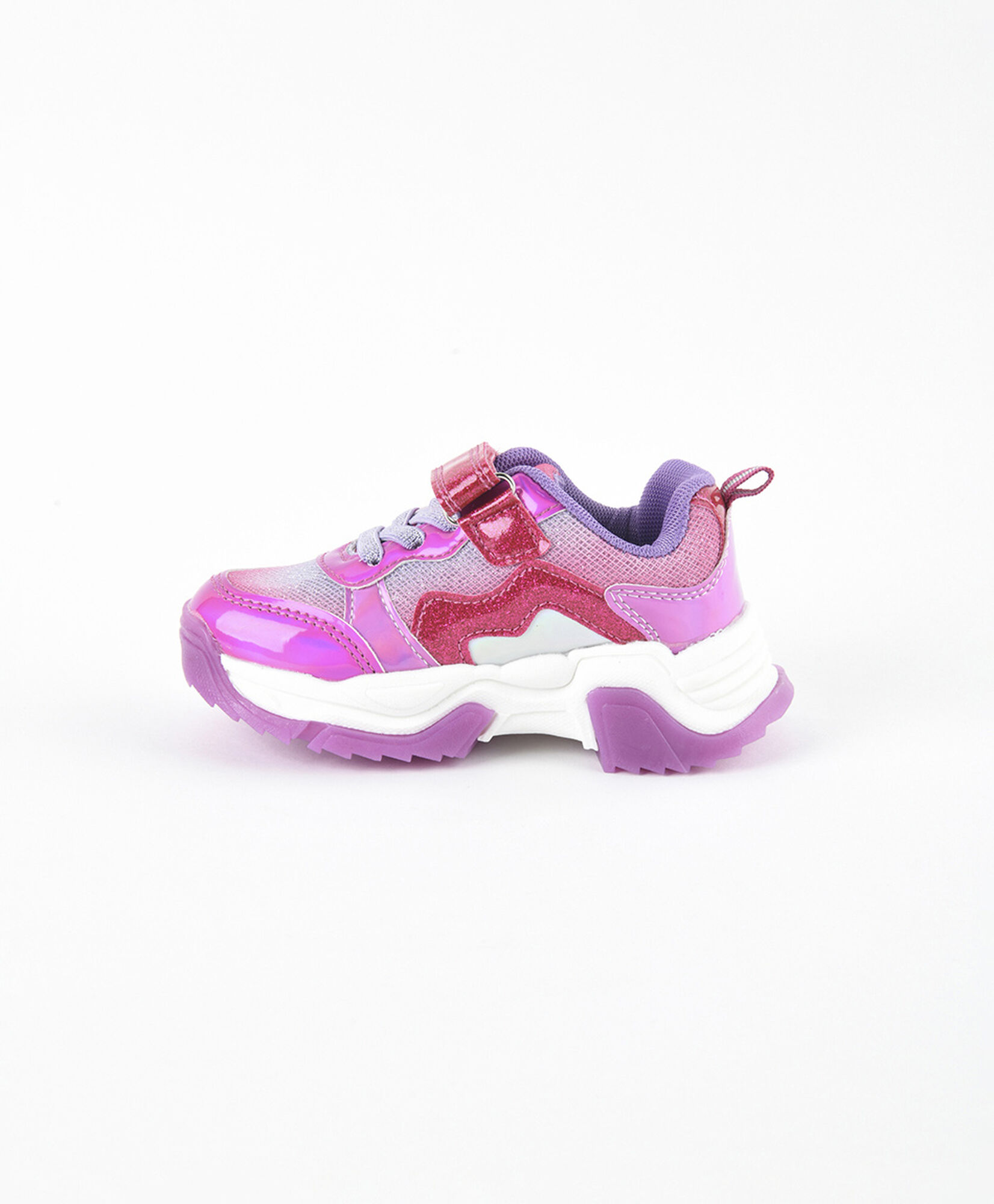 Zapatilla infantil holográfica luces Zapatilla infantil holográfica luces