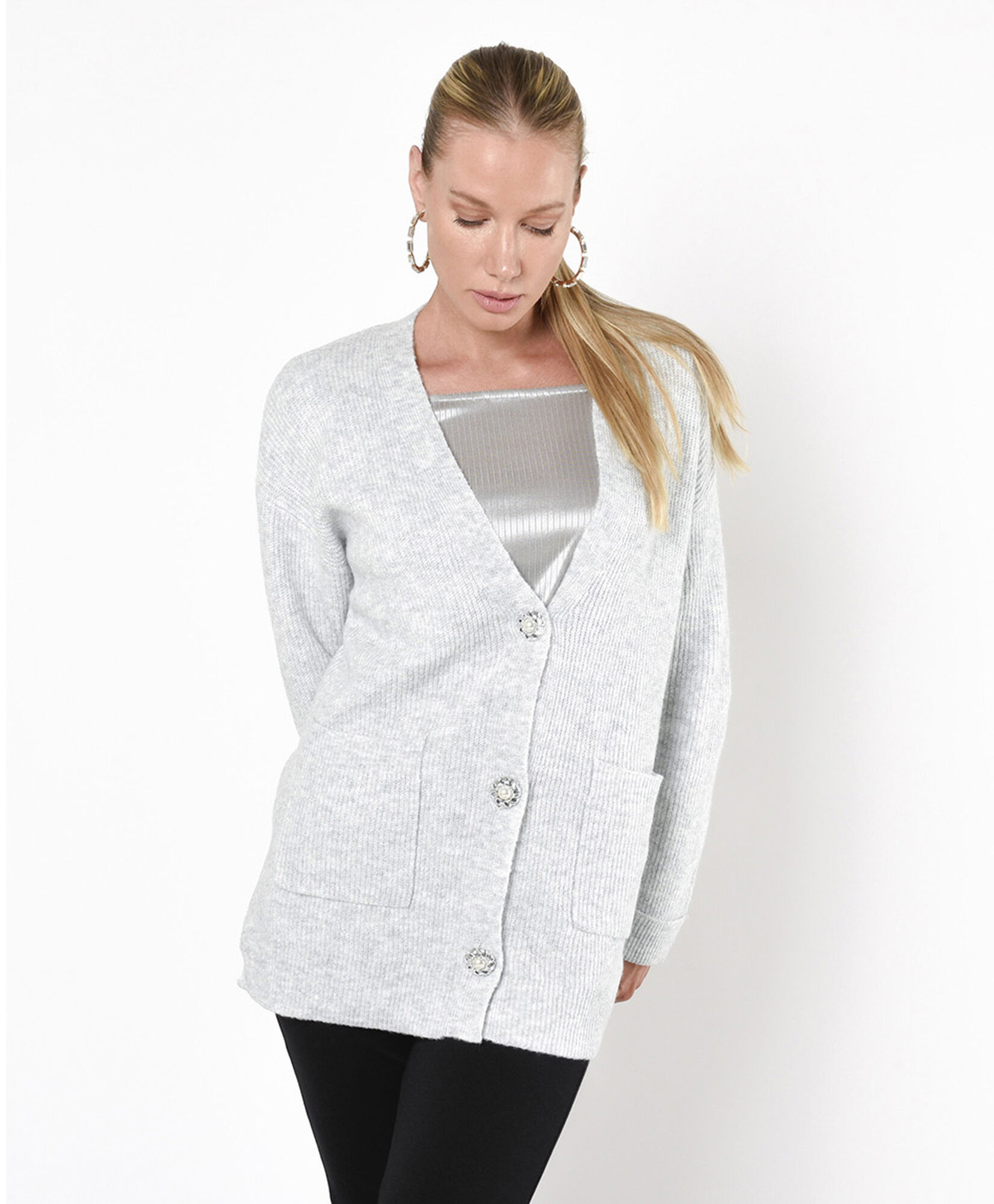 Cardigan mujer botones joyas Cardigan mujer botones joyas