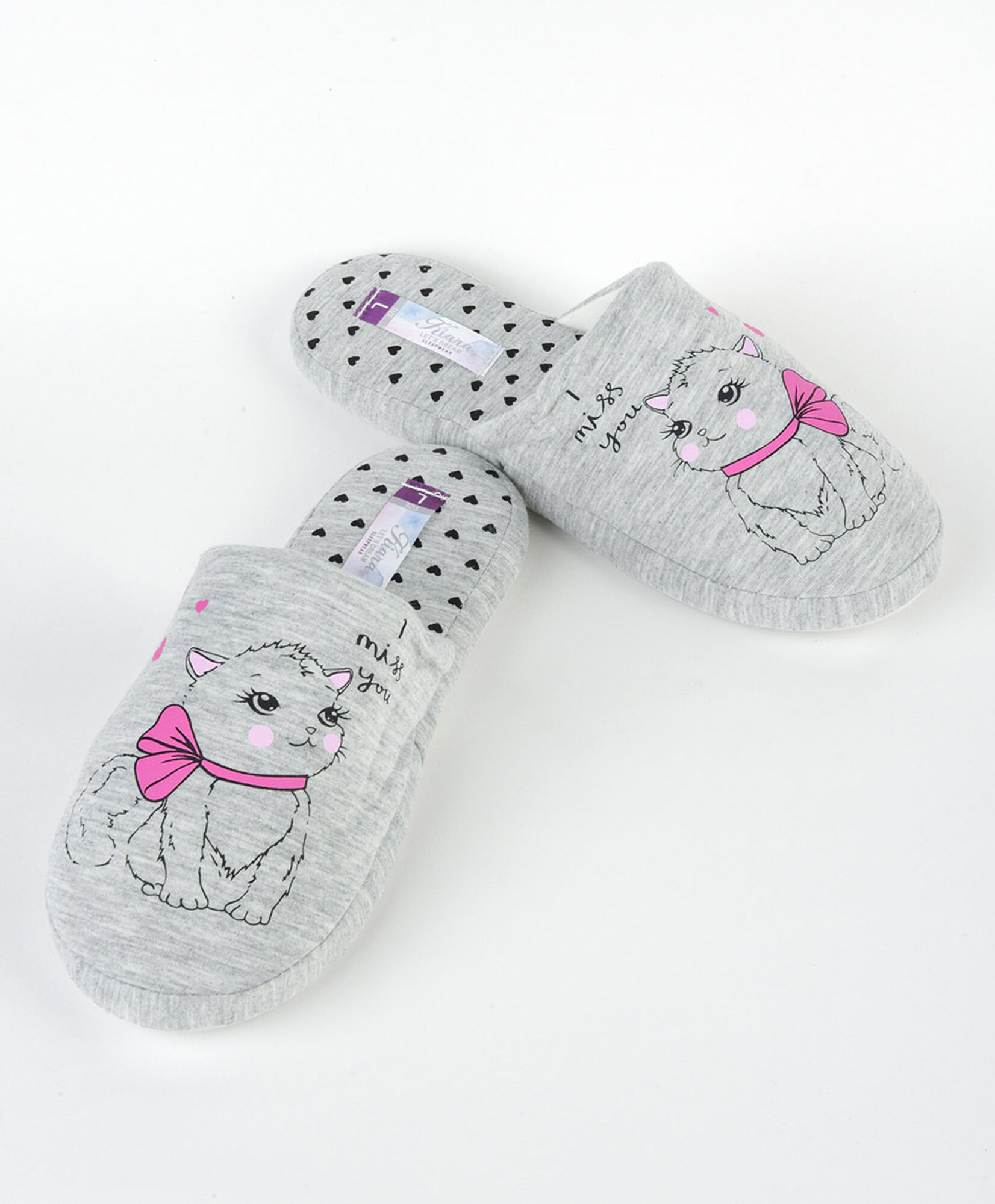 Pantufla mujer gatitos Pantufla mujer gatitos