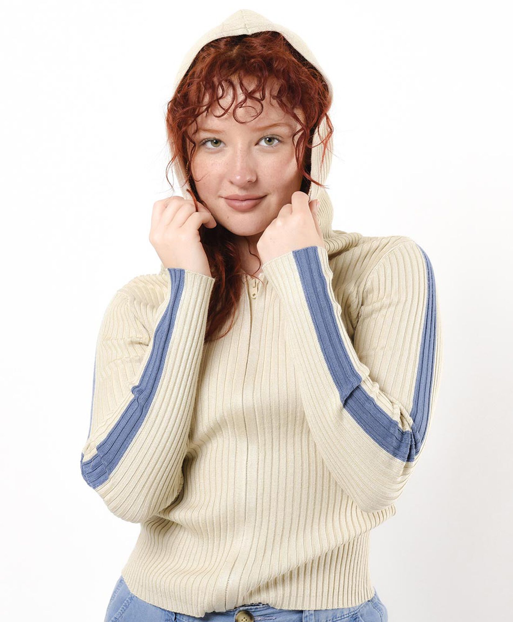 Cardigan mujer acanalado líneas Cardigan mujer acanalado líneas