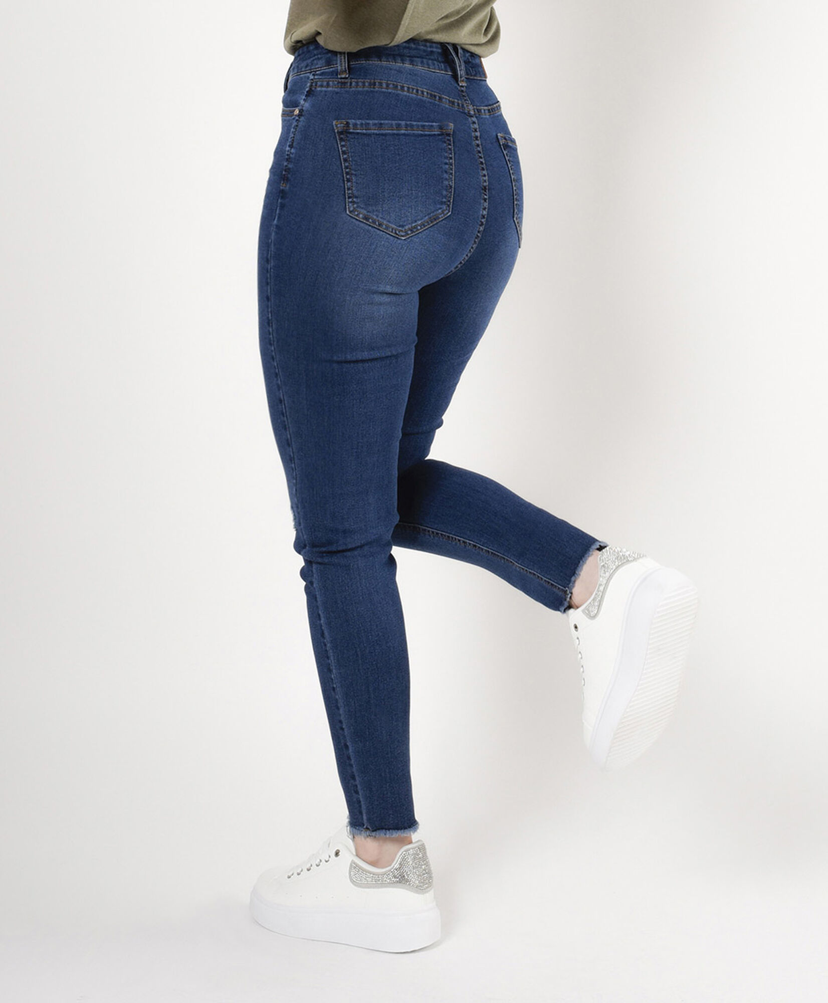 Jeans mujer desgastes skinny fit Jeans mujer desgastes skinny fit