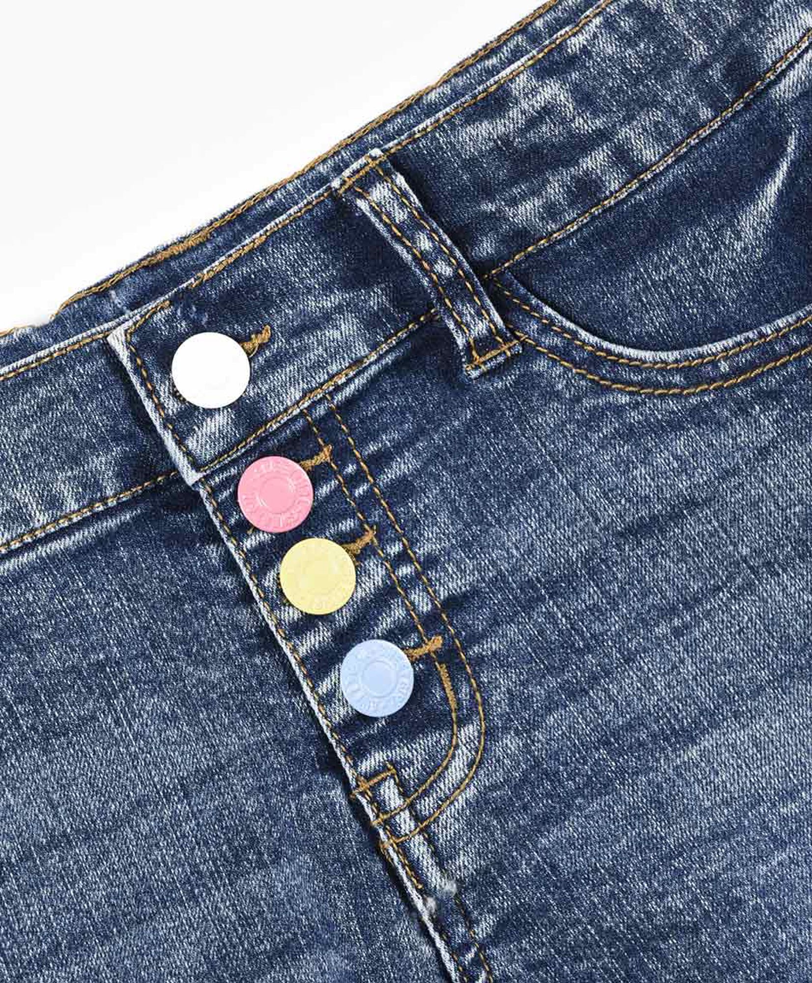 Short niña denim desflecado Short niña denim desflecado
