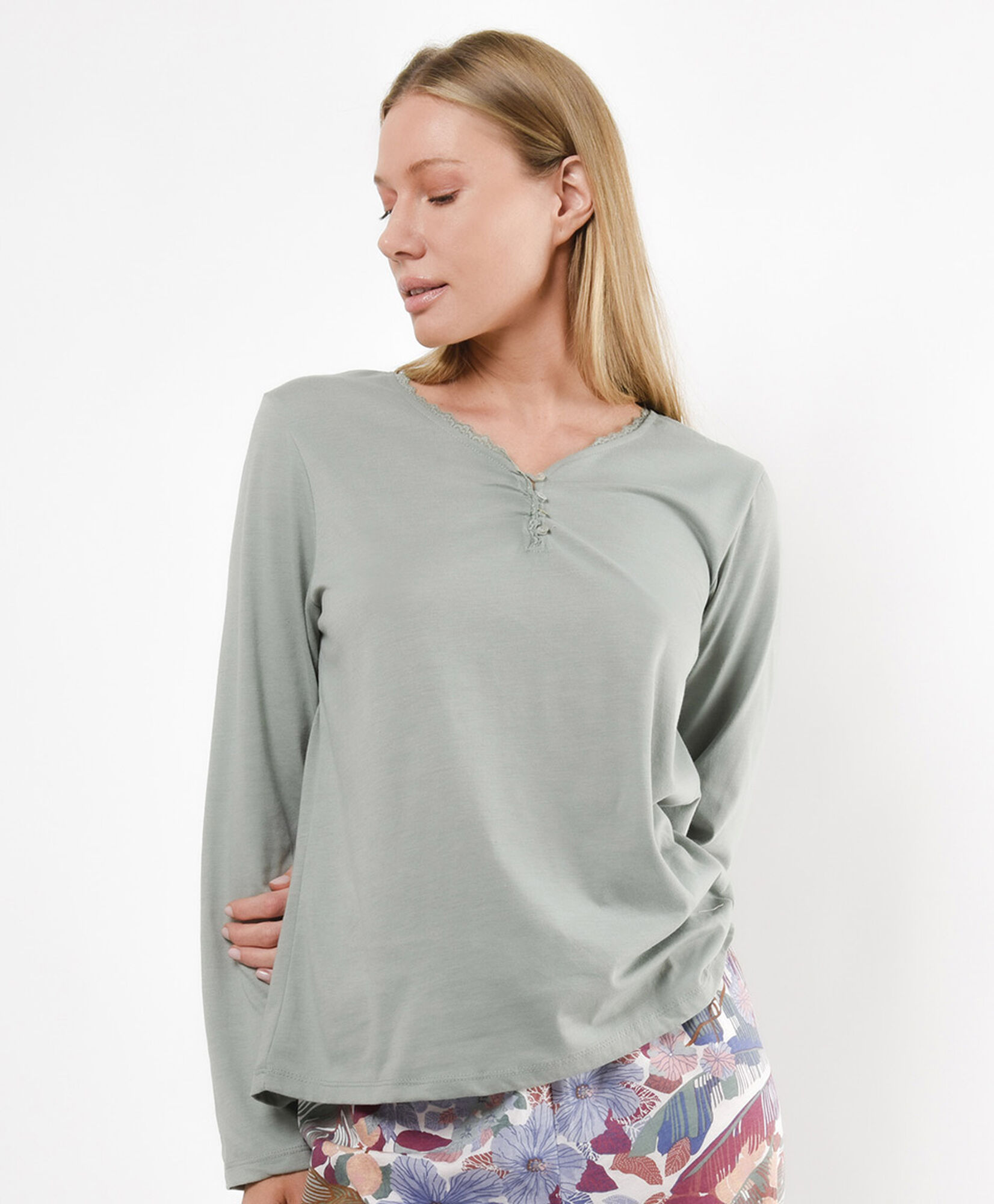 Pijama mujer print floreado Pijama mujer print floreado