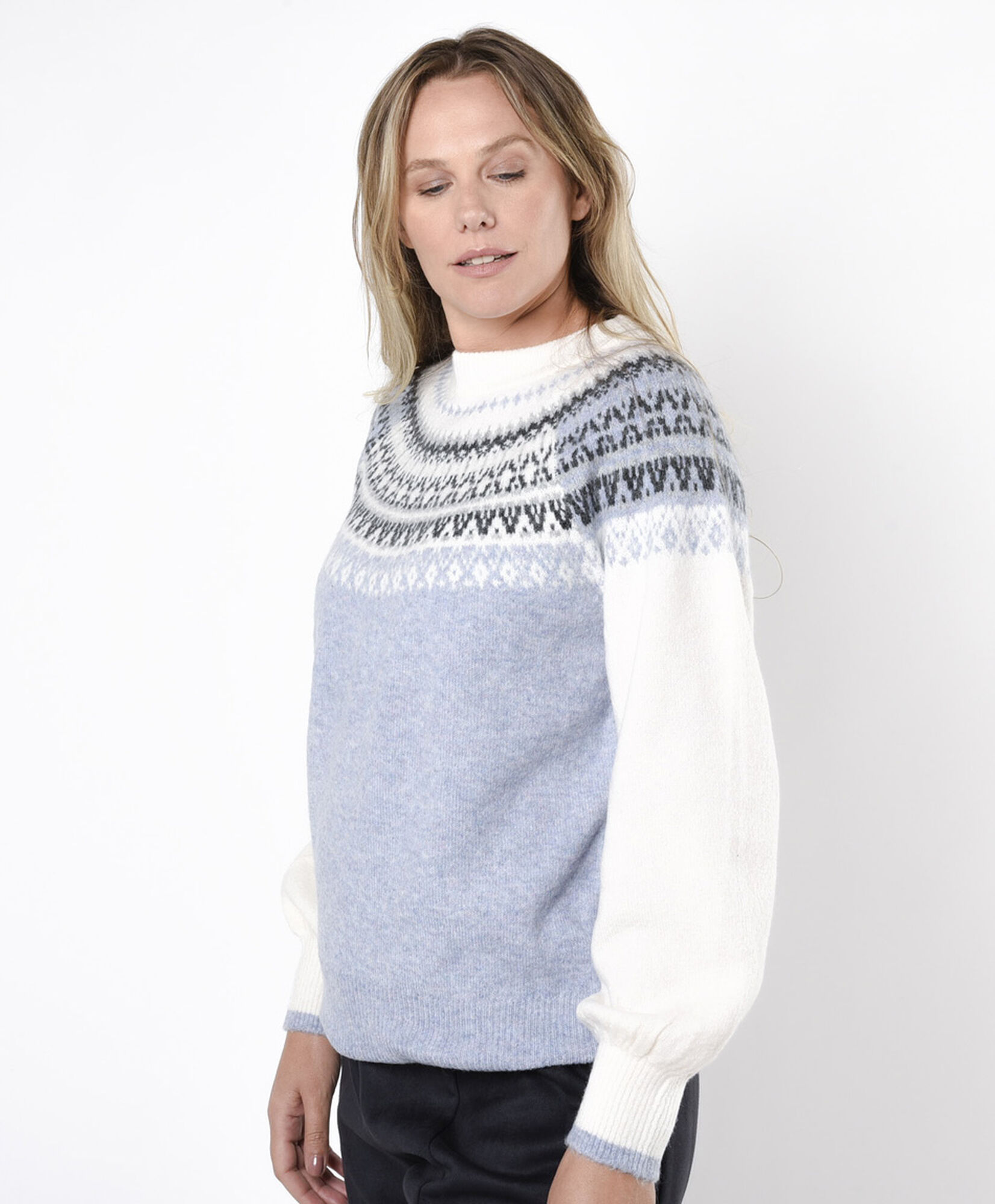 Sweater mujer nordic bicolor Sweater mujer nordic bicolor