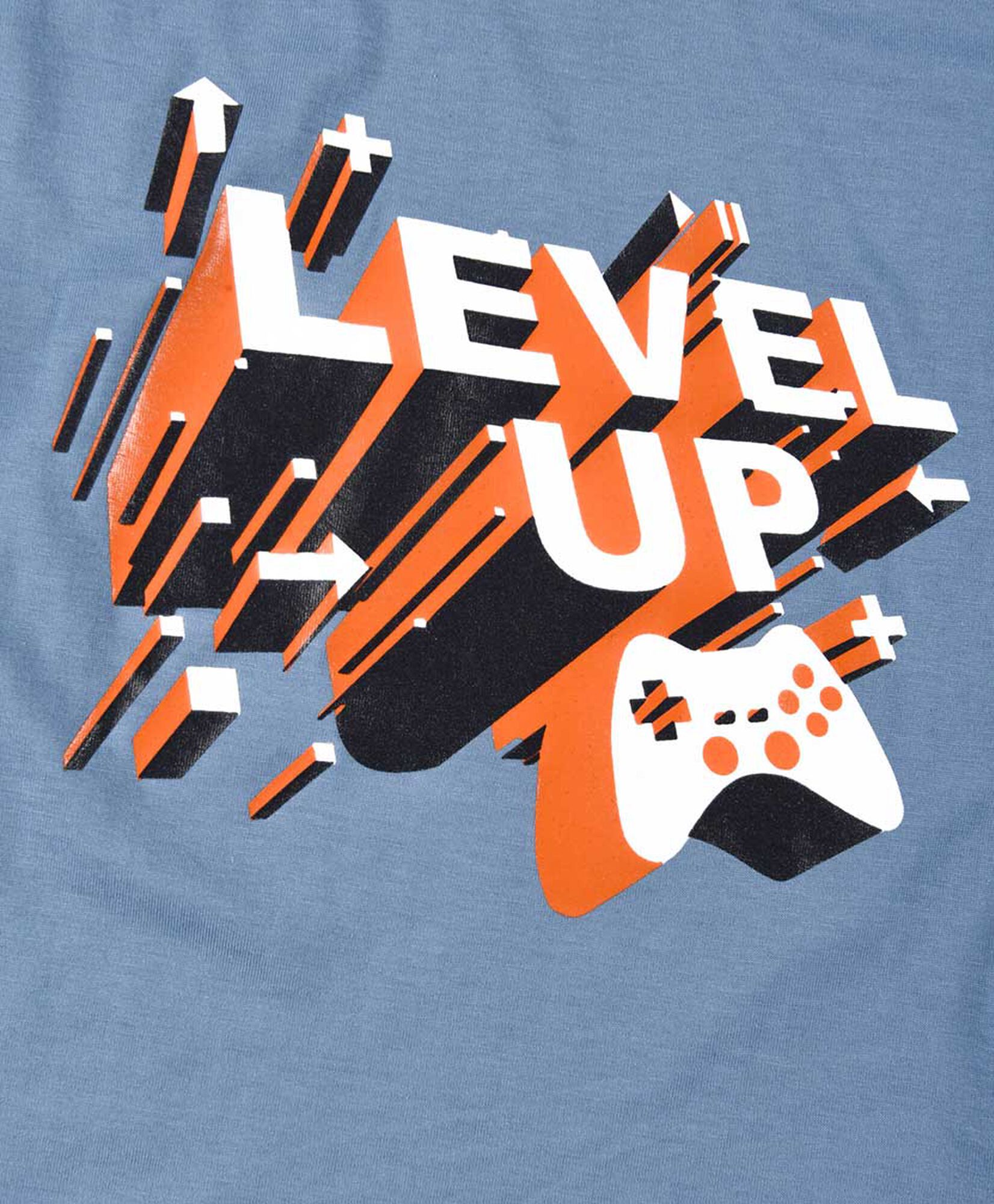 Polera niño level up bicolor Polera niño level up bicolor