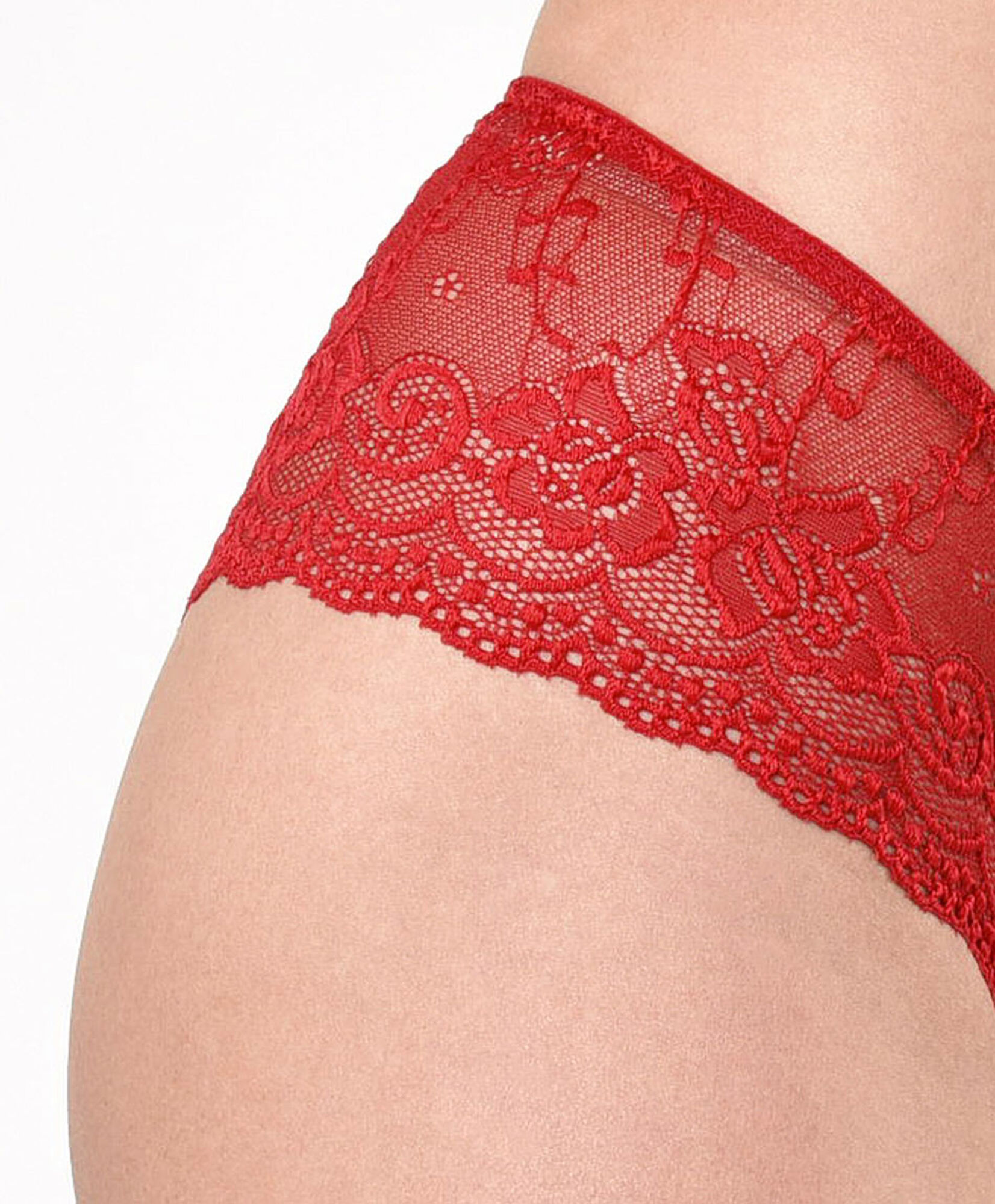 Pantaleta mujer encajes roja Pantaleta mujer encajes roja