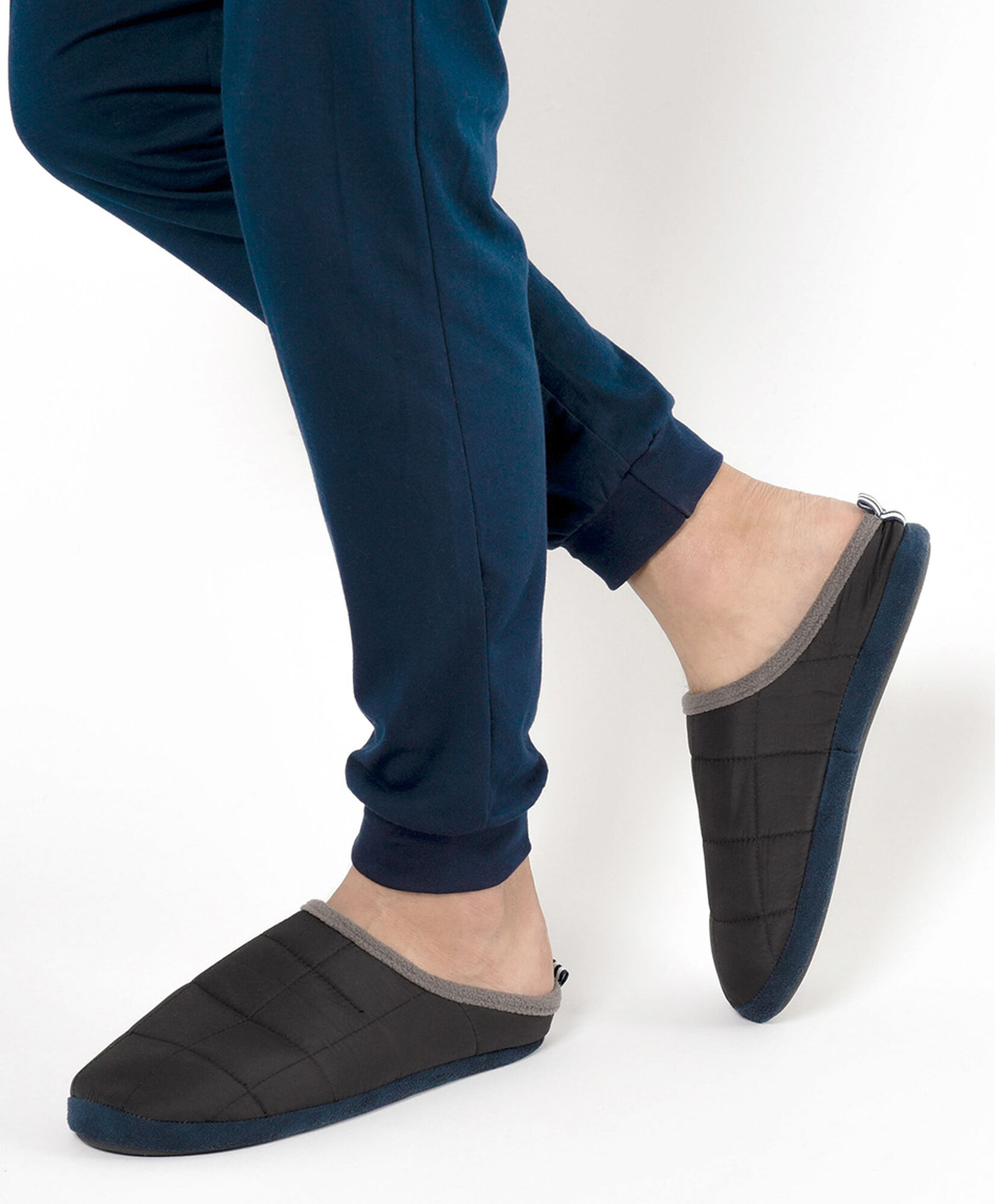 Pantufla hombre puff Pantufla hombre puff