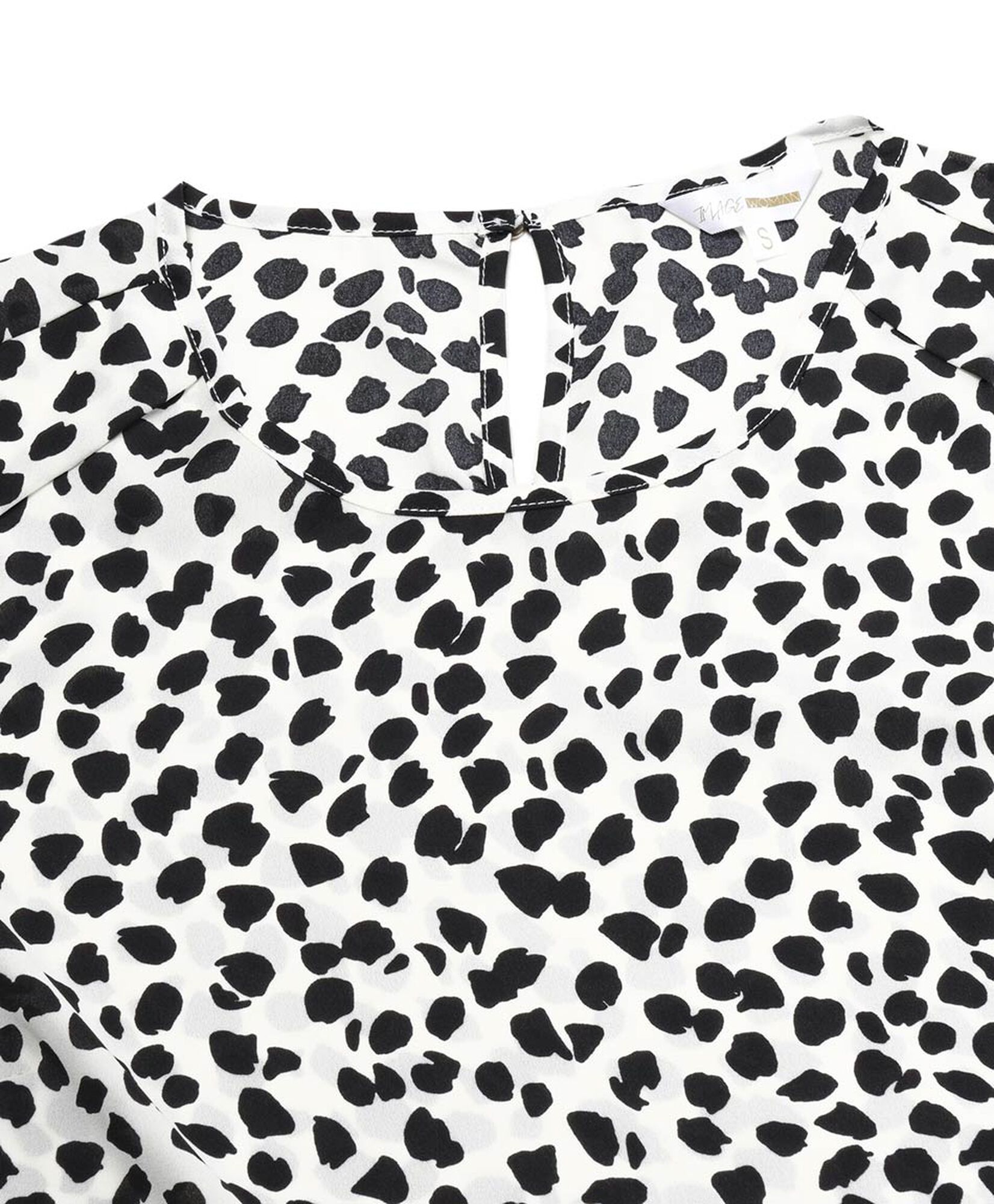 Blusa mujer puntos bicolor Blusa mujer puntos bicolor