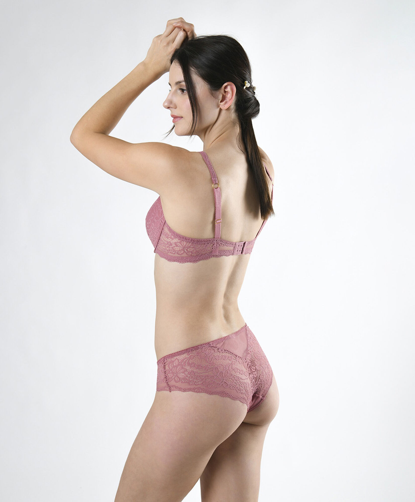 Pantaleta mujer encaje y mesh Pantaleta mujer encaje y mesh